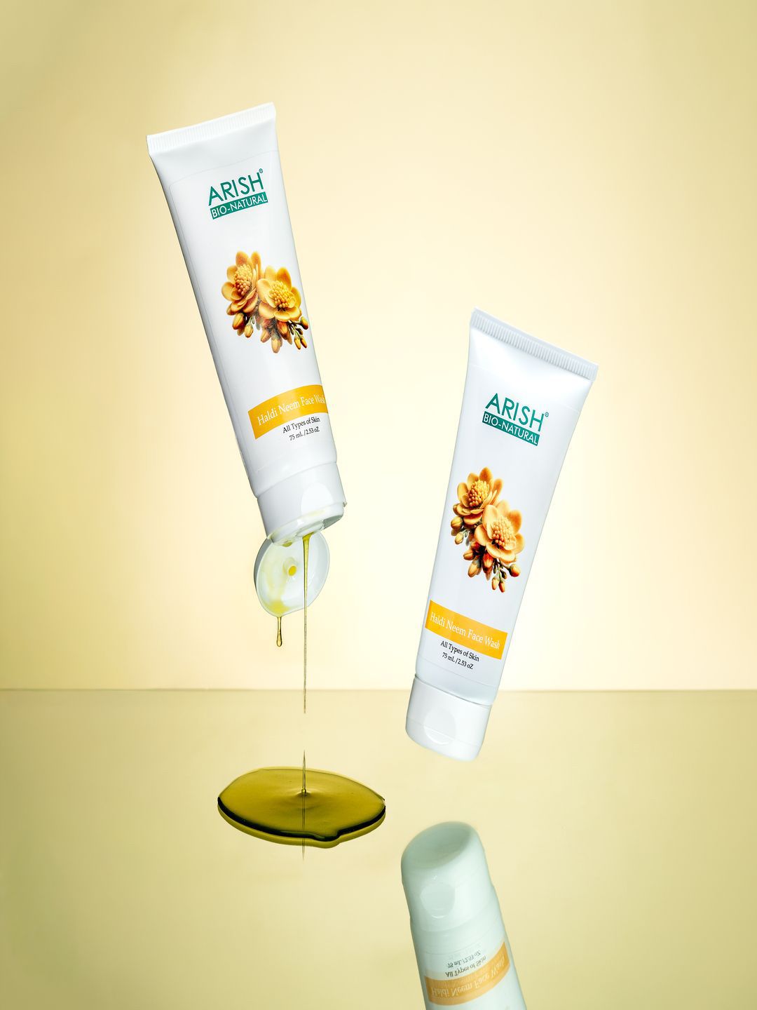 ARISH BIO-NATURAL Haldi Neem Face Wash For Deep Cleansing - 75 ml-image-40