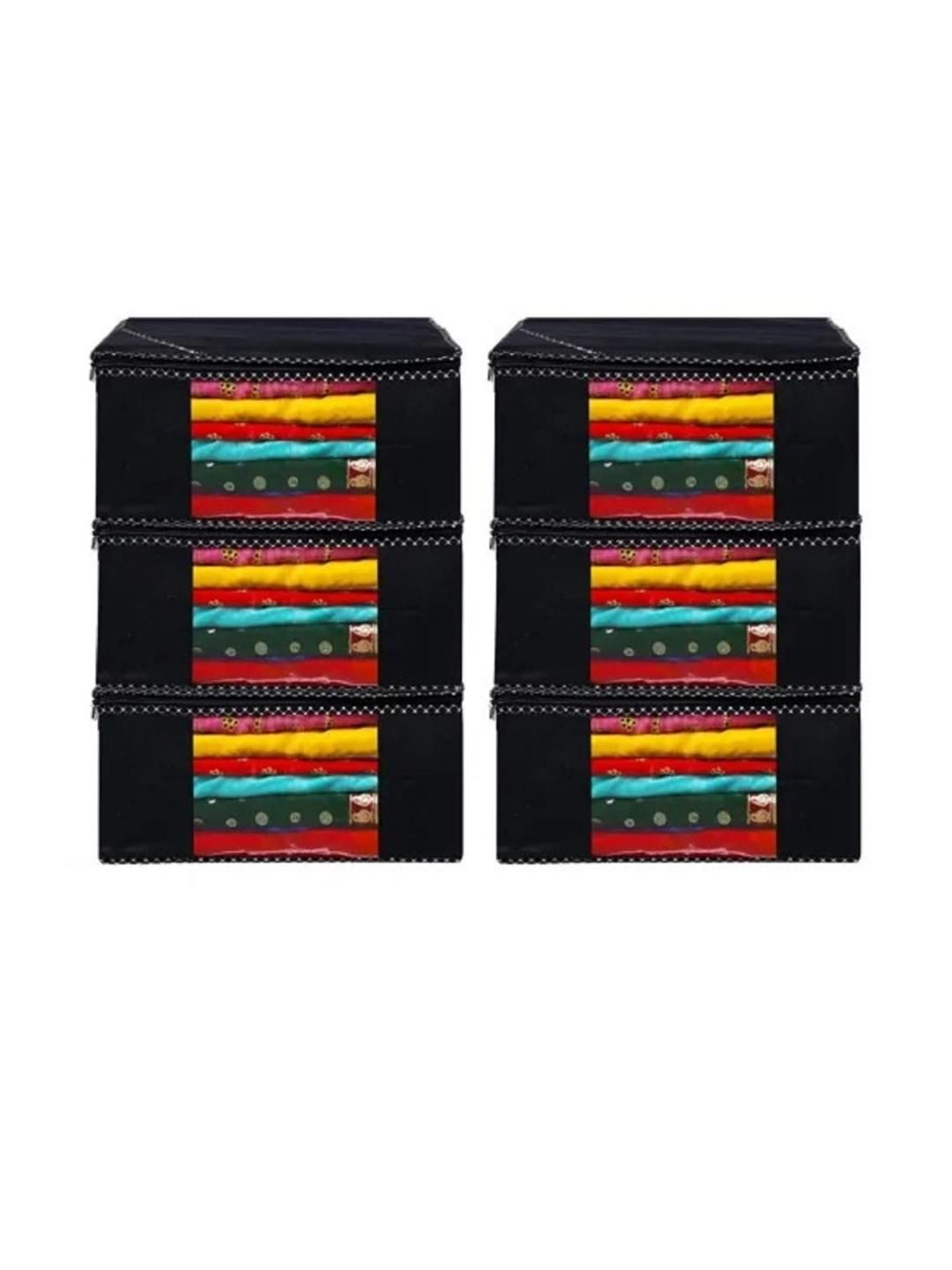 AMAK INC Black Fabric Multi-Utility Wardrobe Organisers-picture-46
