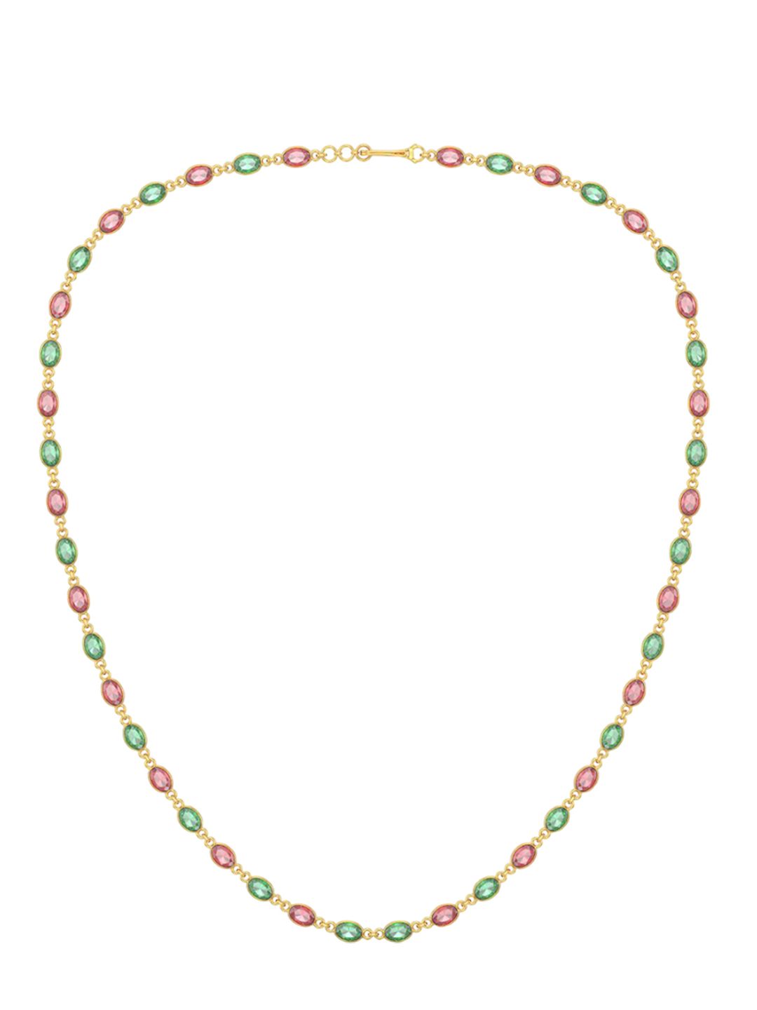Joyalukkas Elegant Gemstone Embellished Necklace - 9.794 gms-picture-12