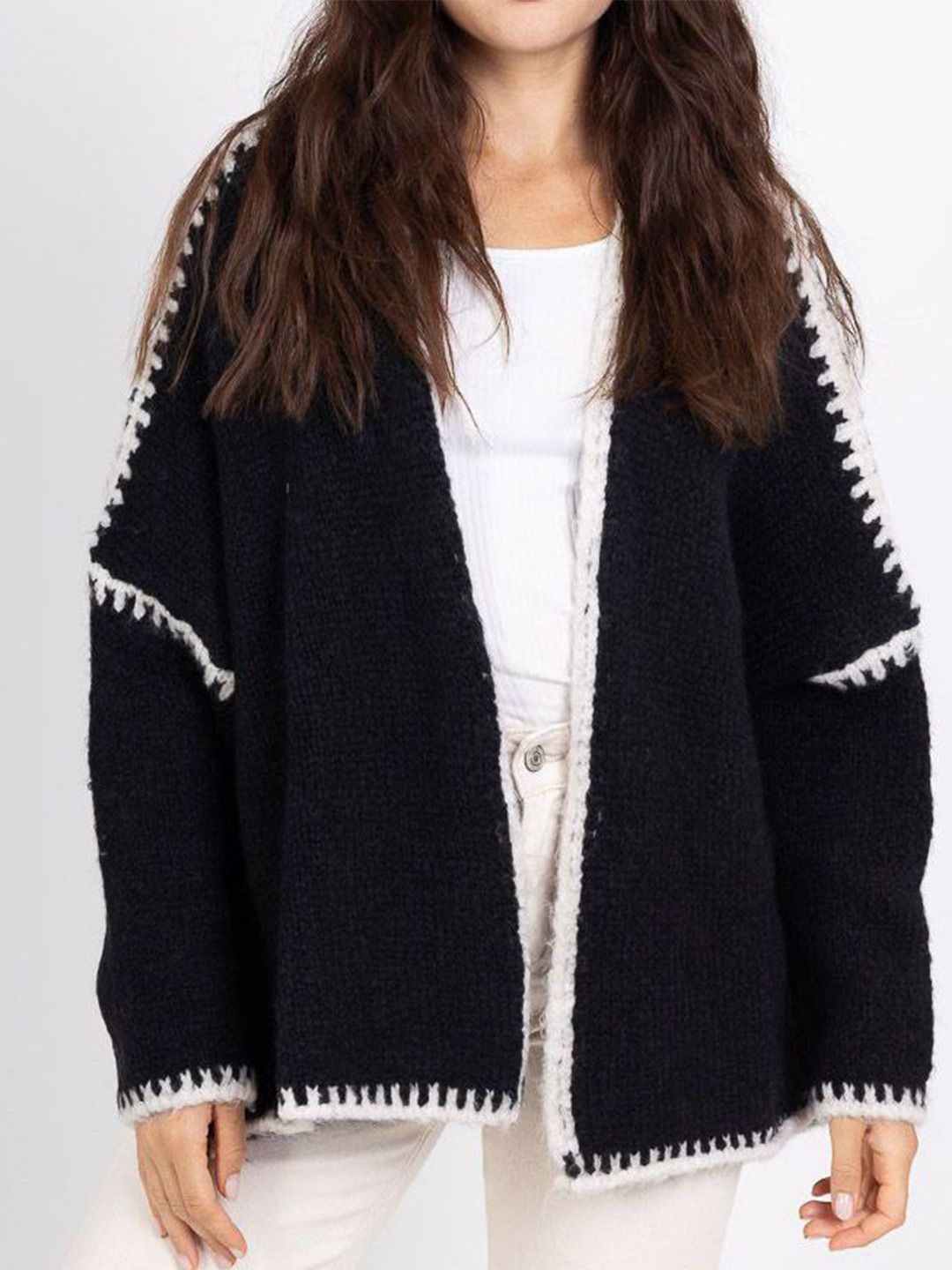 all about you Women Self Design Cardigan-image-31