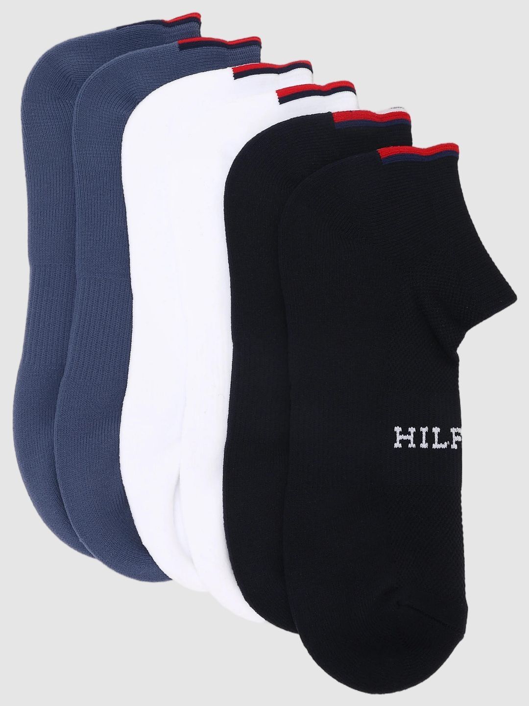 Tommy Hilfiger Men Pack Of 3 Ankle length Socks-picture-25