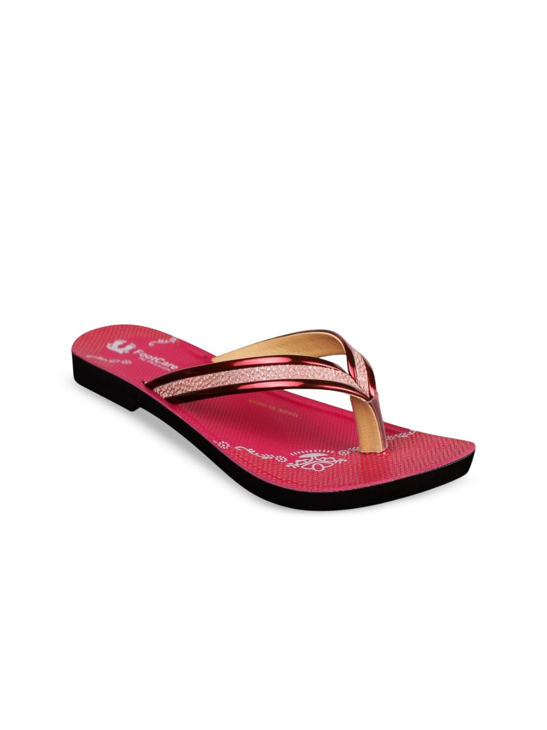 FOOT CARE Women Printed Open Toe Flats-picture-19
