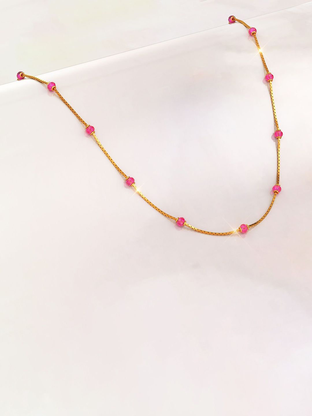 Joyalukkas 22KT Gold Elegant Beads Necklace Gold-3.5 g-picture-16