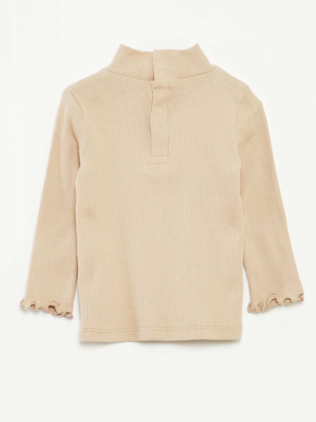KIABI Girls Striped Mandarin Collar Sweatshirt-picture-40