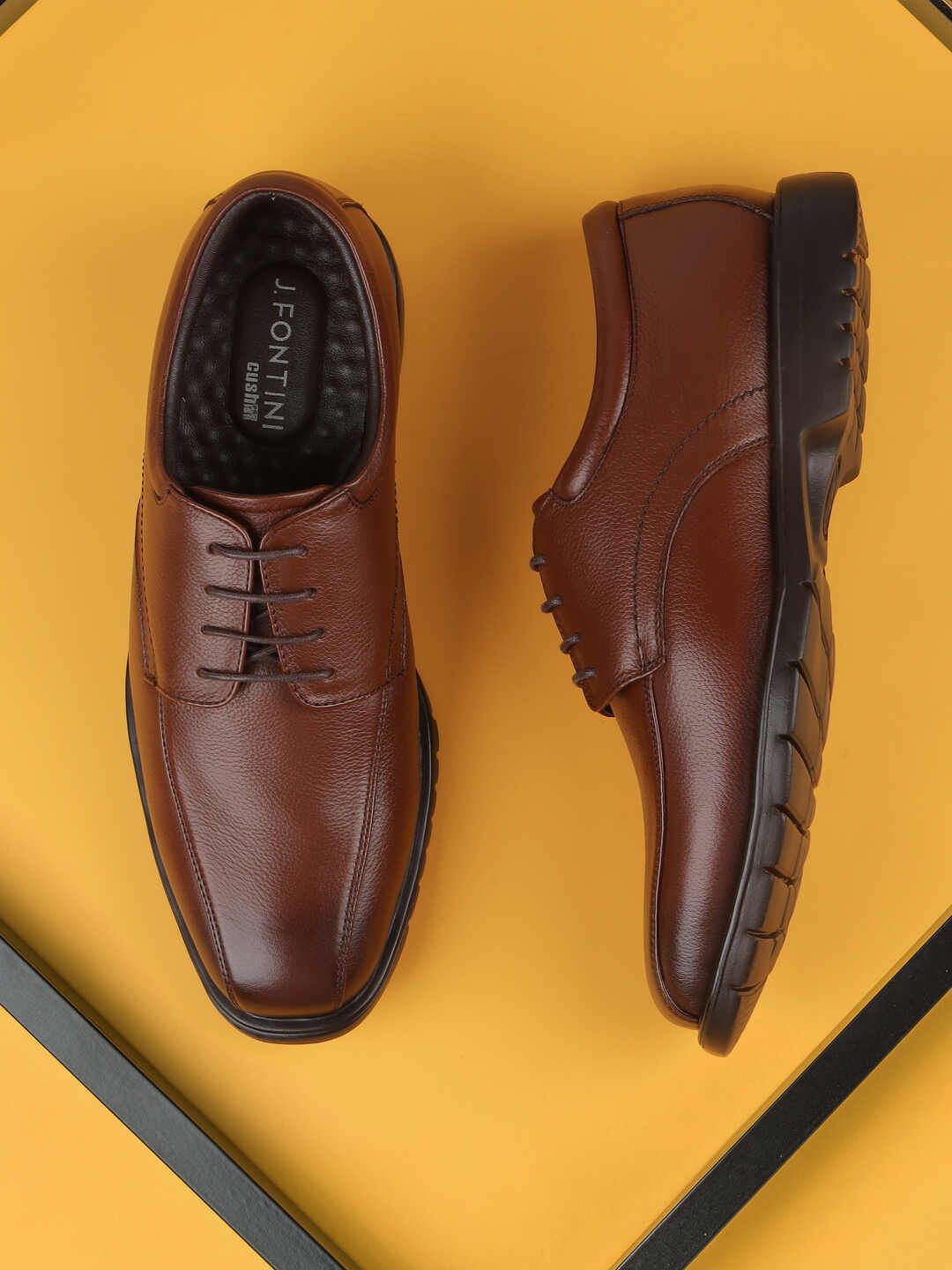 J.FONTINI Men Leather Formal Oxfords-picture-18