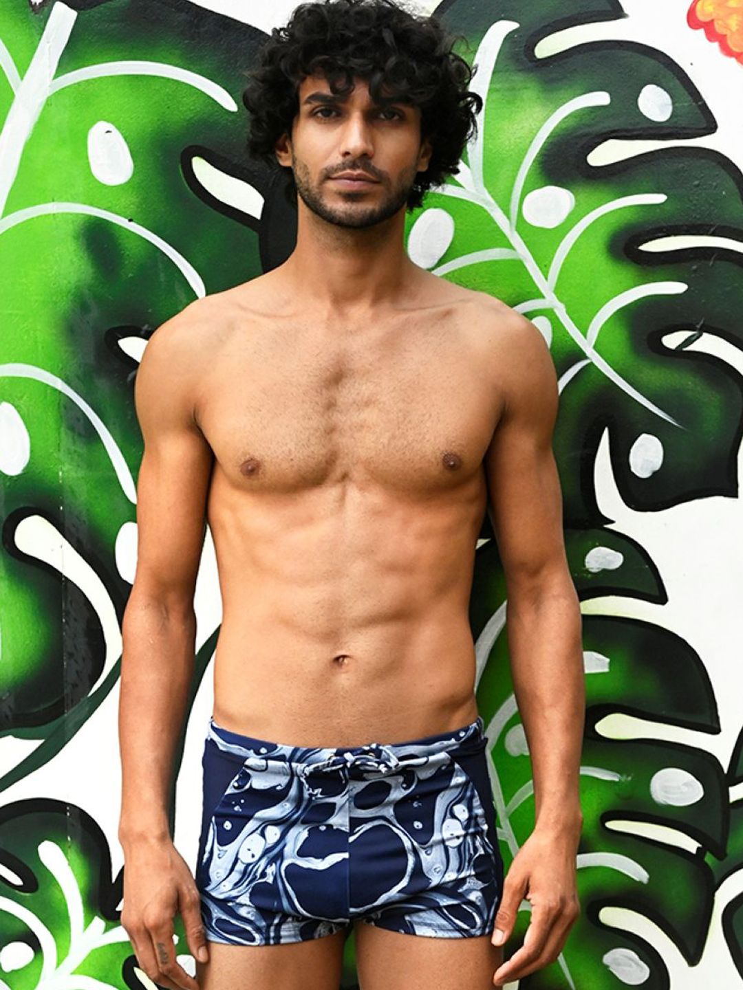 TROVE - 365 Days of Summer Swim Trunk in Imprints of Flow Vivid Wavelets-picture-54