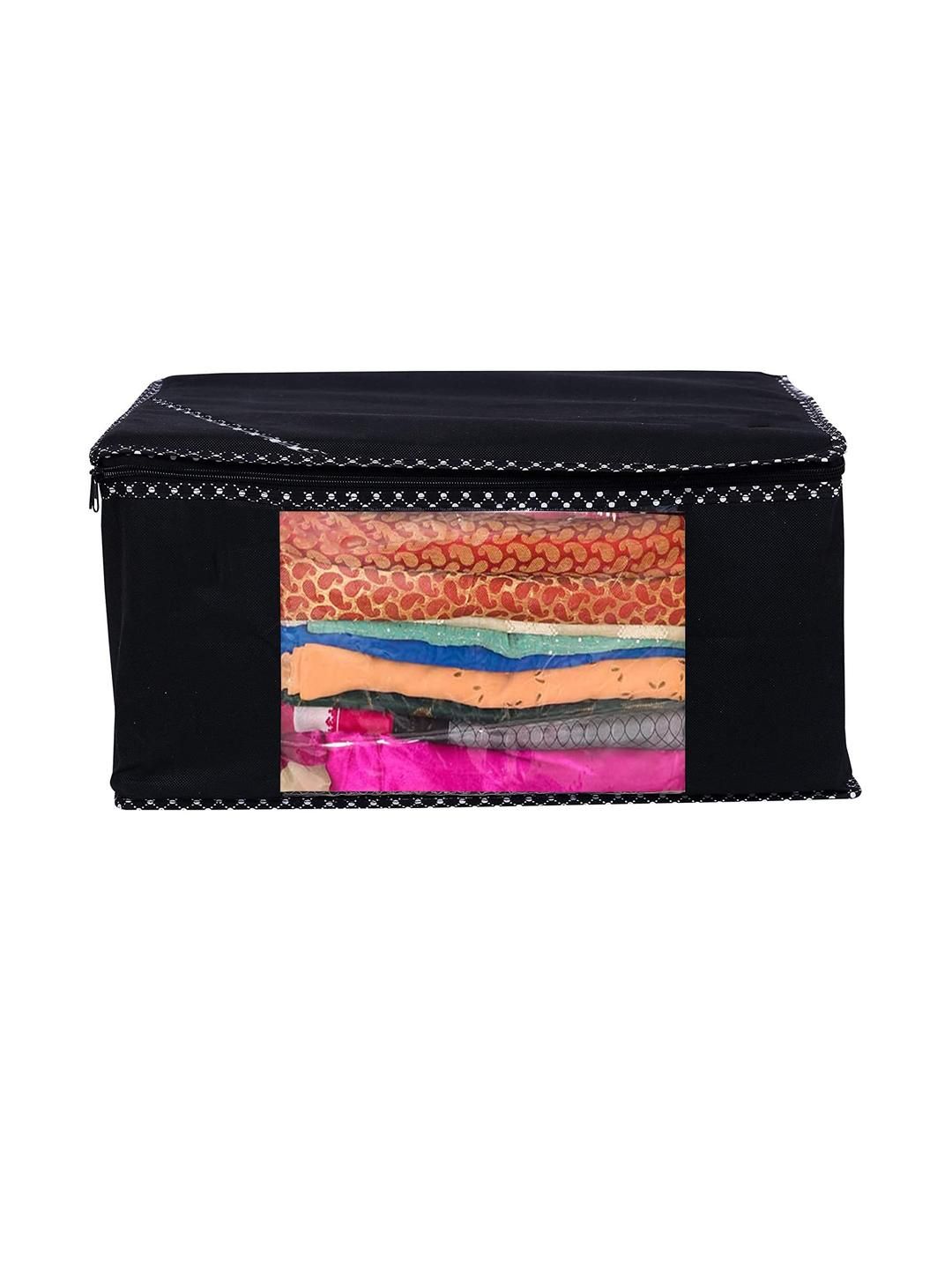AMAK INC Black Fabric Multi-Utility Wardrobe Organisers-picture-31