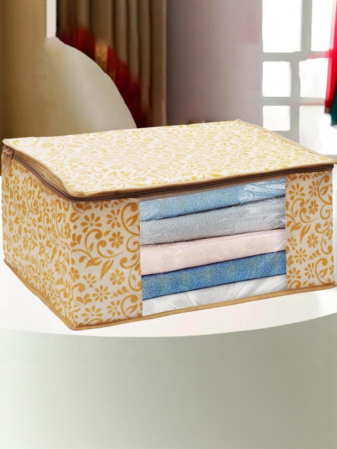 AMAK INC Beige Fabric Multi-Utility Wardrobe Organisers-picture-34