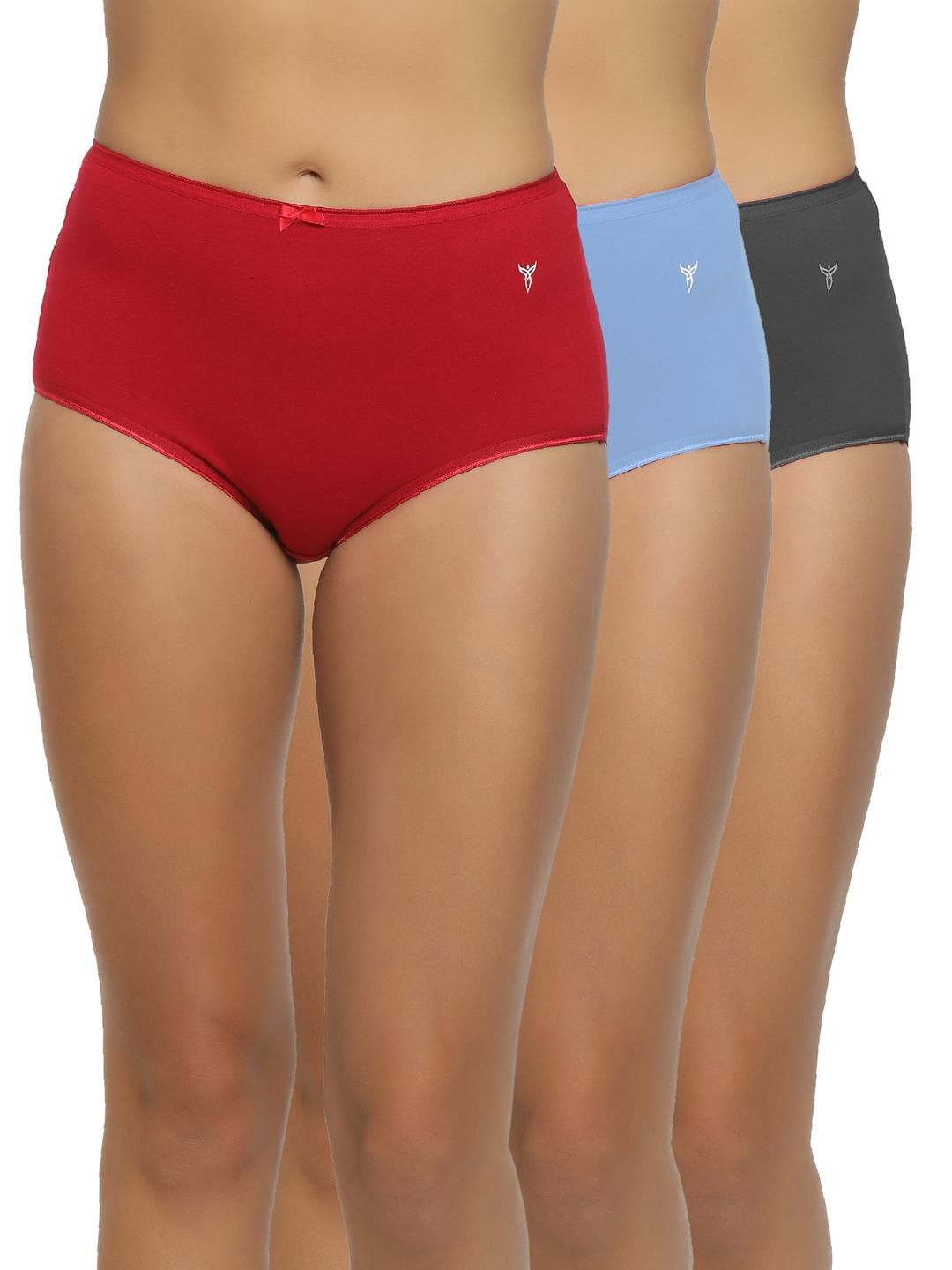 Shyygl Set of 3 High-Rise Hipster Briefs-picture-26