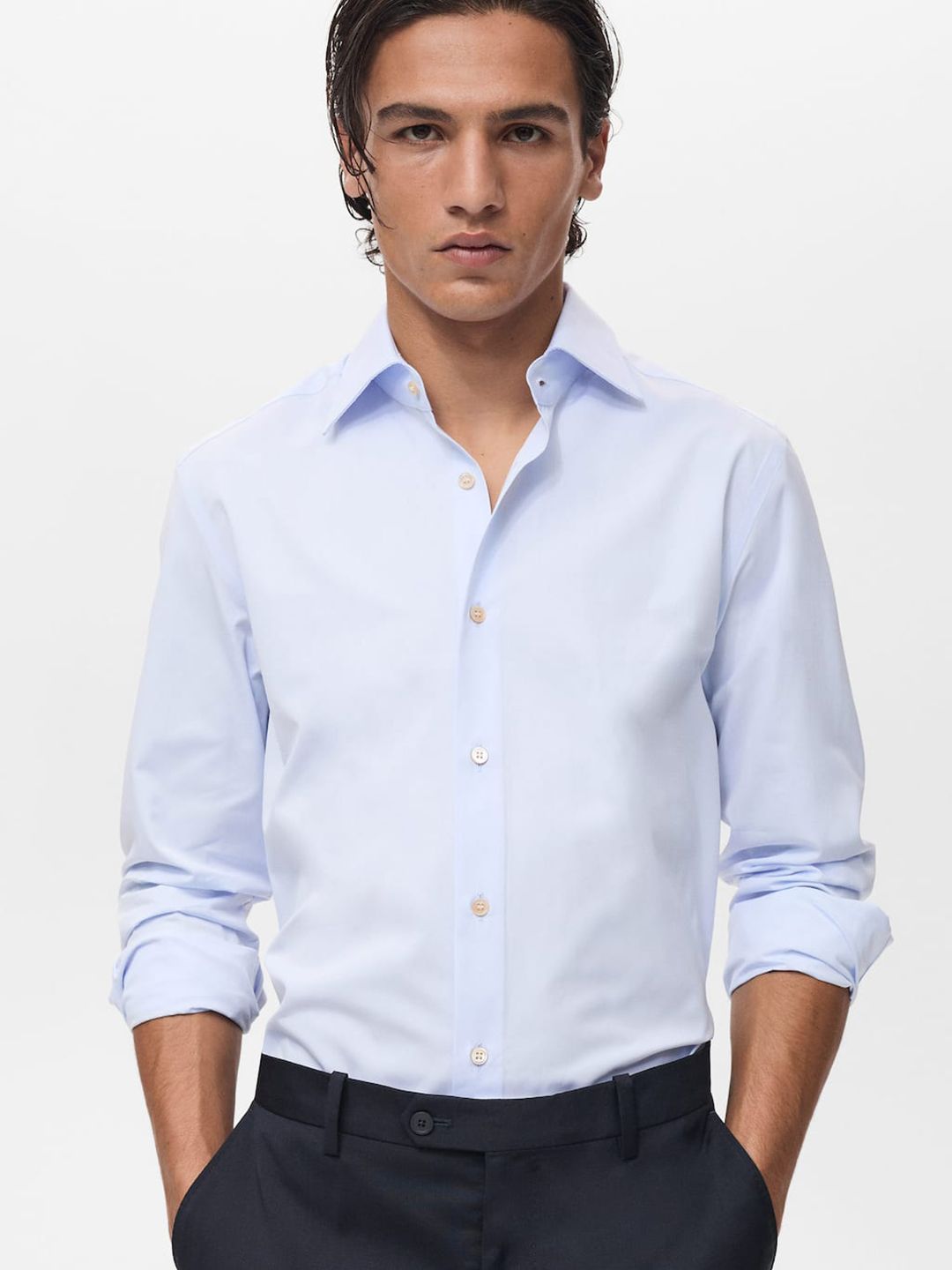 MANGO MAN Slim Fit Formal Shirt-picture-35
