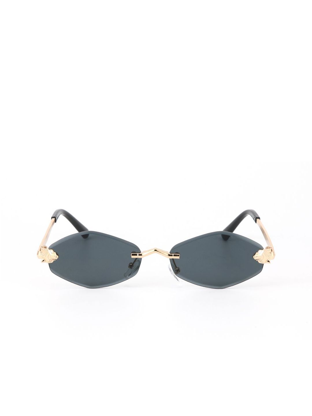 SALTY Women Black Lens & Gold-Toned Sports Sunglasses with-picture-40