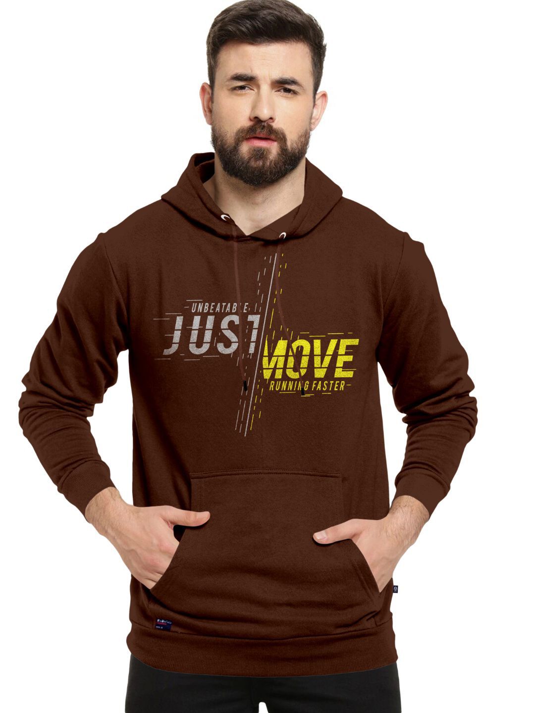 Triptee Men Typography Printed Hooded Cotton Sweatshirt-picture-18