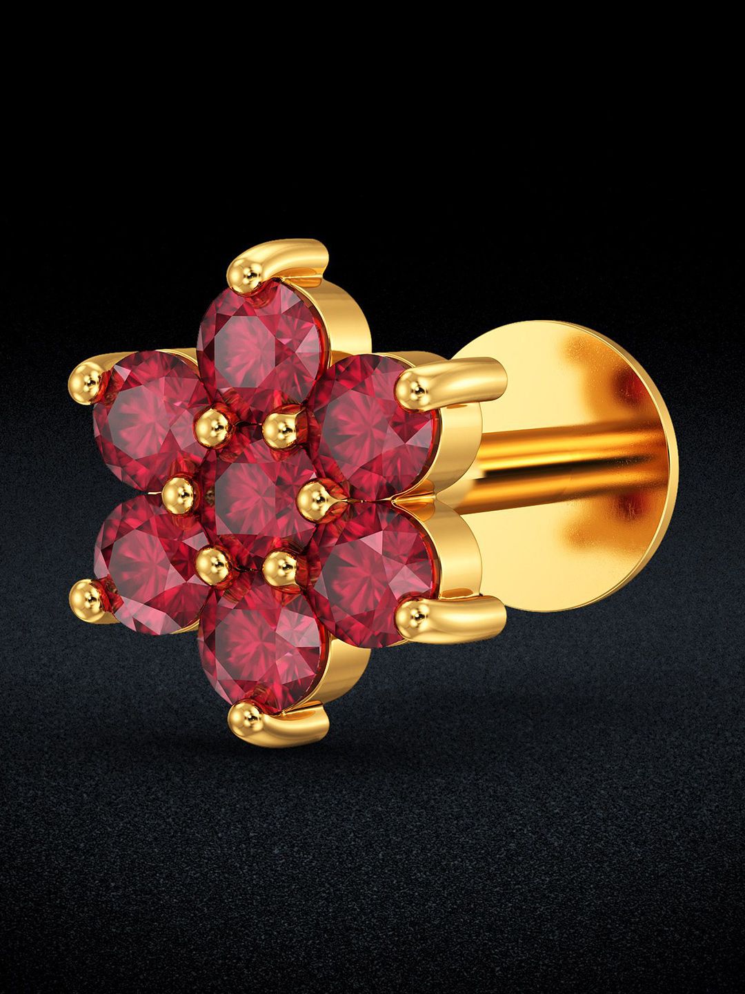 Joyalukkas Petal Sparkle Nosepin - 0.33 gms-picture-47