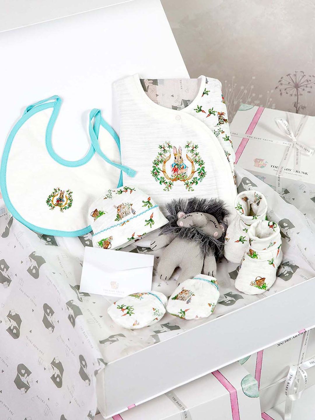 THE BABY TRUNK Infants Pack Of 8 Printed Organic Pure Cotton Baby Apparel Gift Set-picture-38