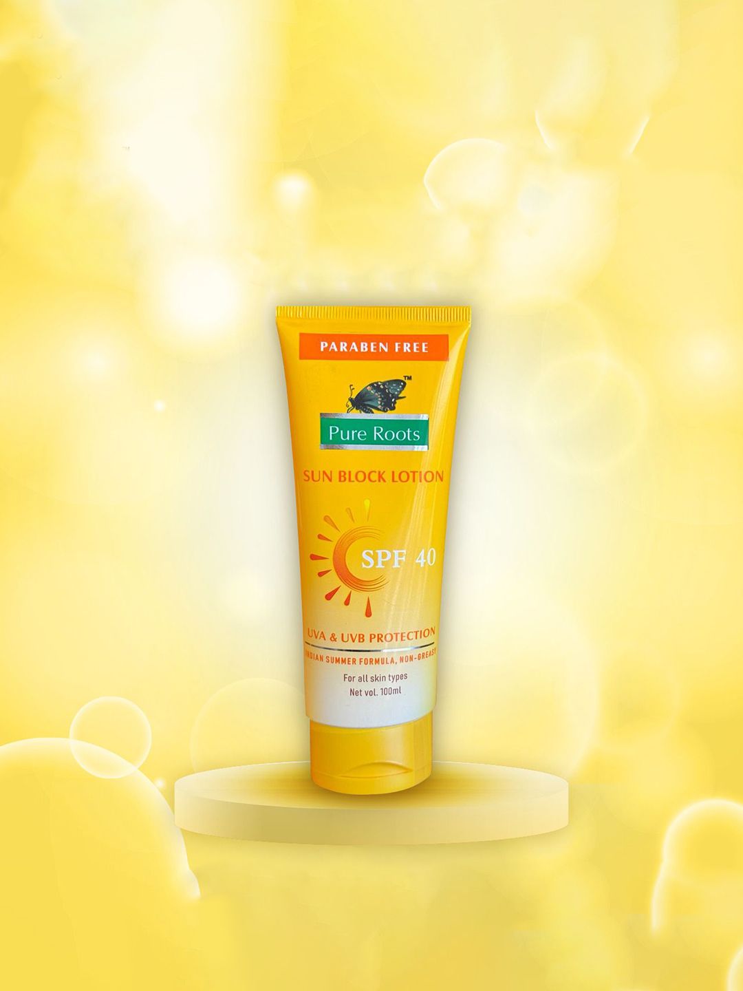pure roots Sun Block Lotion SPF40 - 100 ml-picture-37