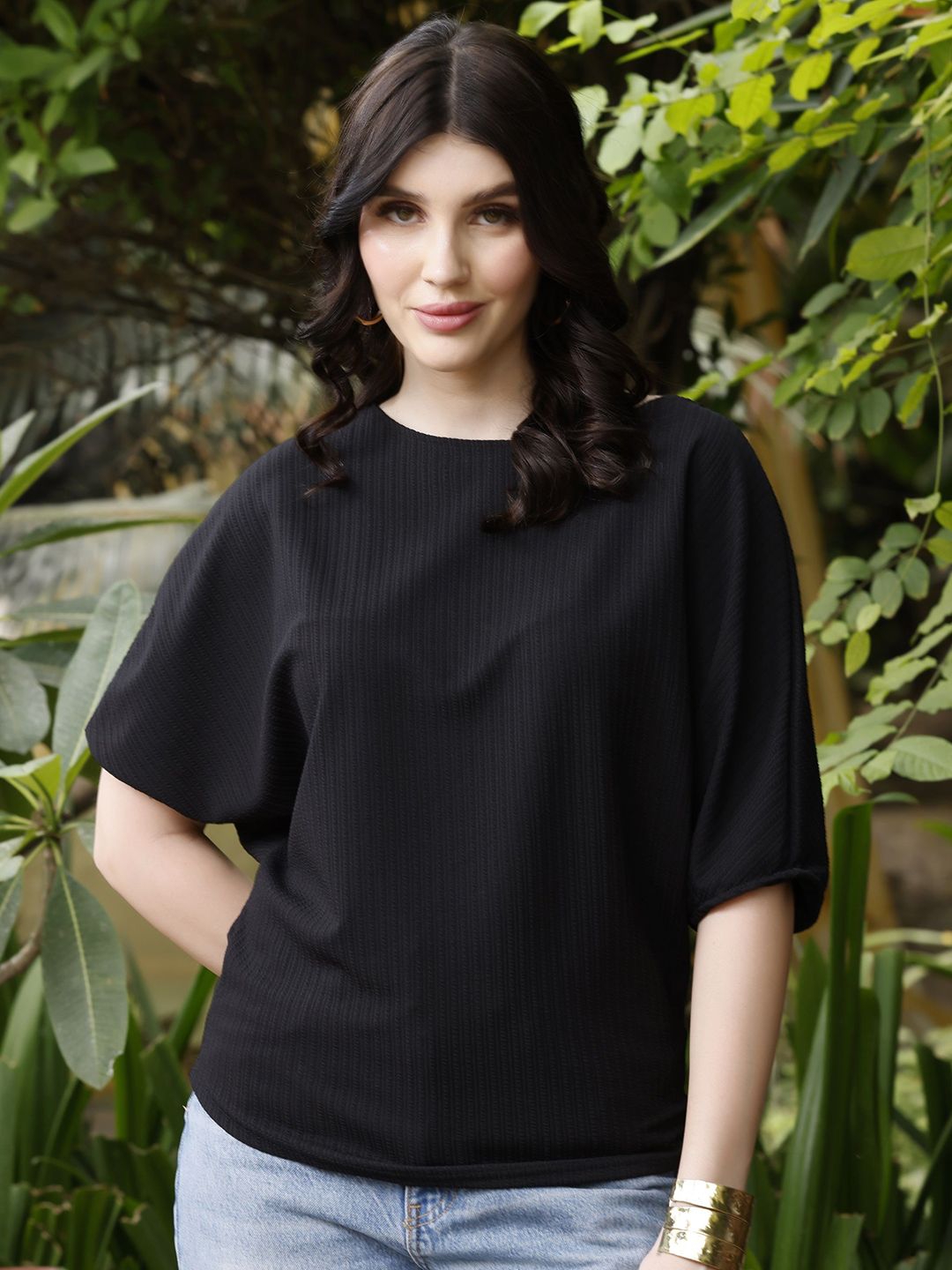 RAHI TRENDZ Women Drop-Shoulder Sleeves T-shirt-picture-23