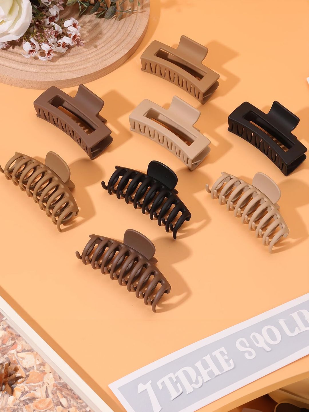 DIVASTRI Women Set of 6 Claw Clip