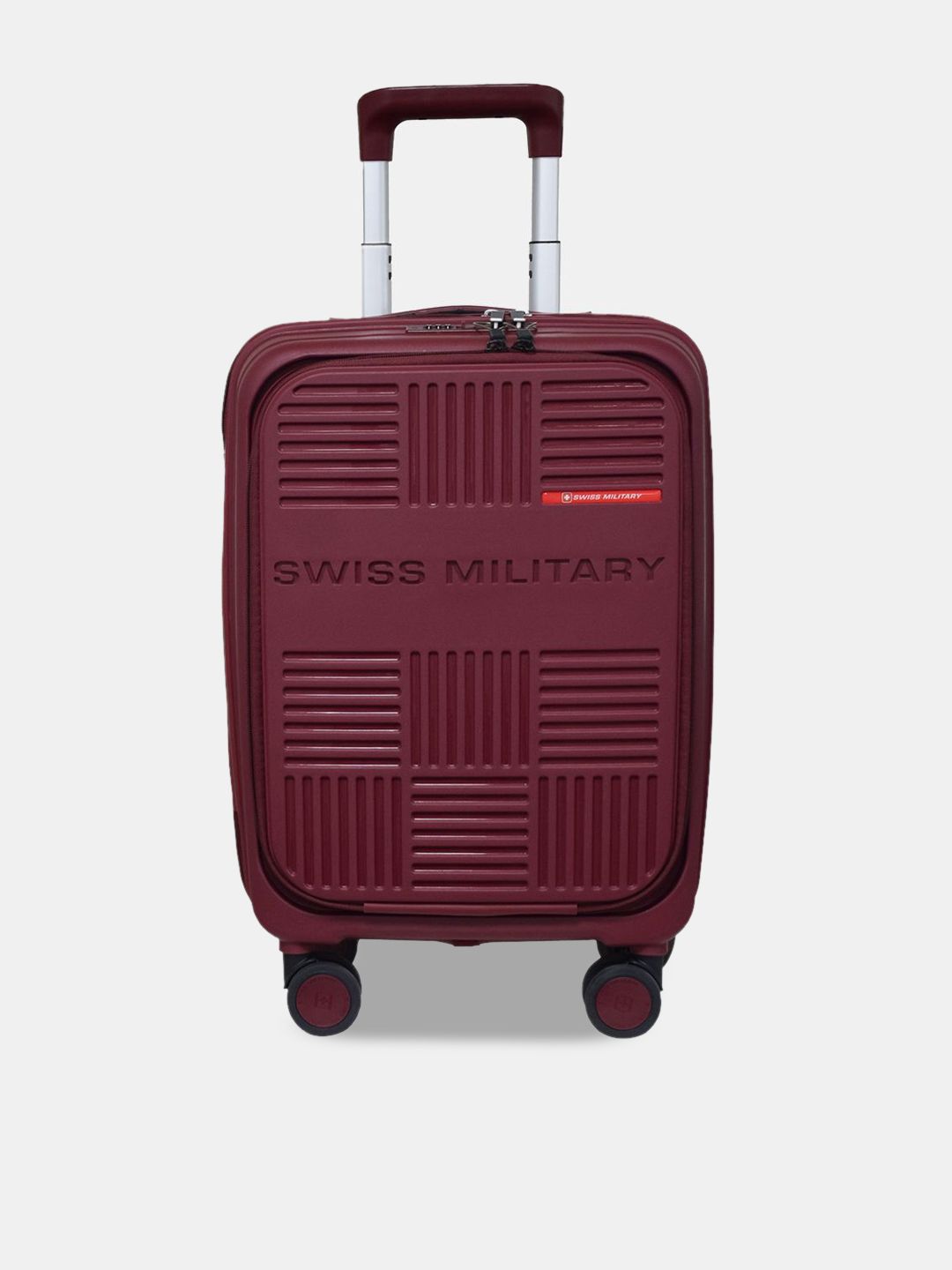 SWISS MILITARY Spectra Brand Logo Hard Sided Cabin Laptop Trolley Bag-picture-51