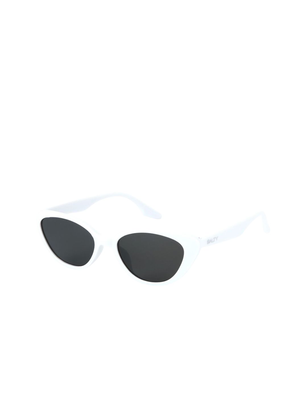 SALTY Women Black Lens & White Cateye Sunglasses with UV Protected Lens SG0035-WH-BK-picture-38