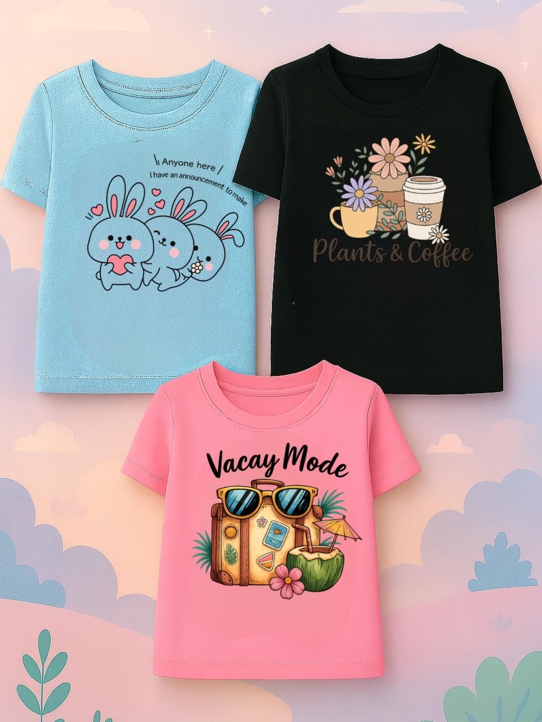 damn gud dg Damn Gud Girls Multicolour T-Shirt Pack of 27-picture-22