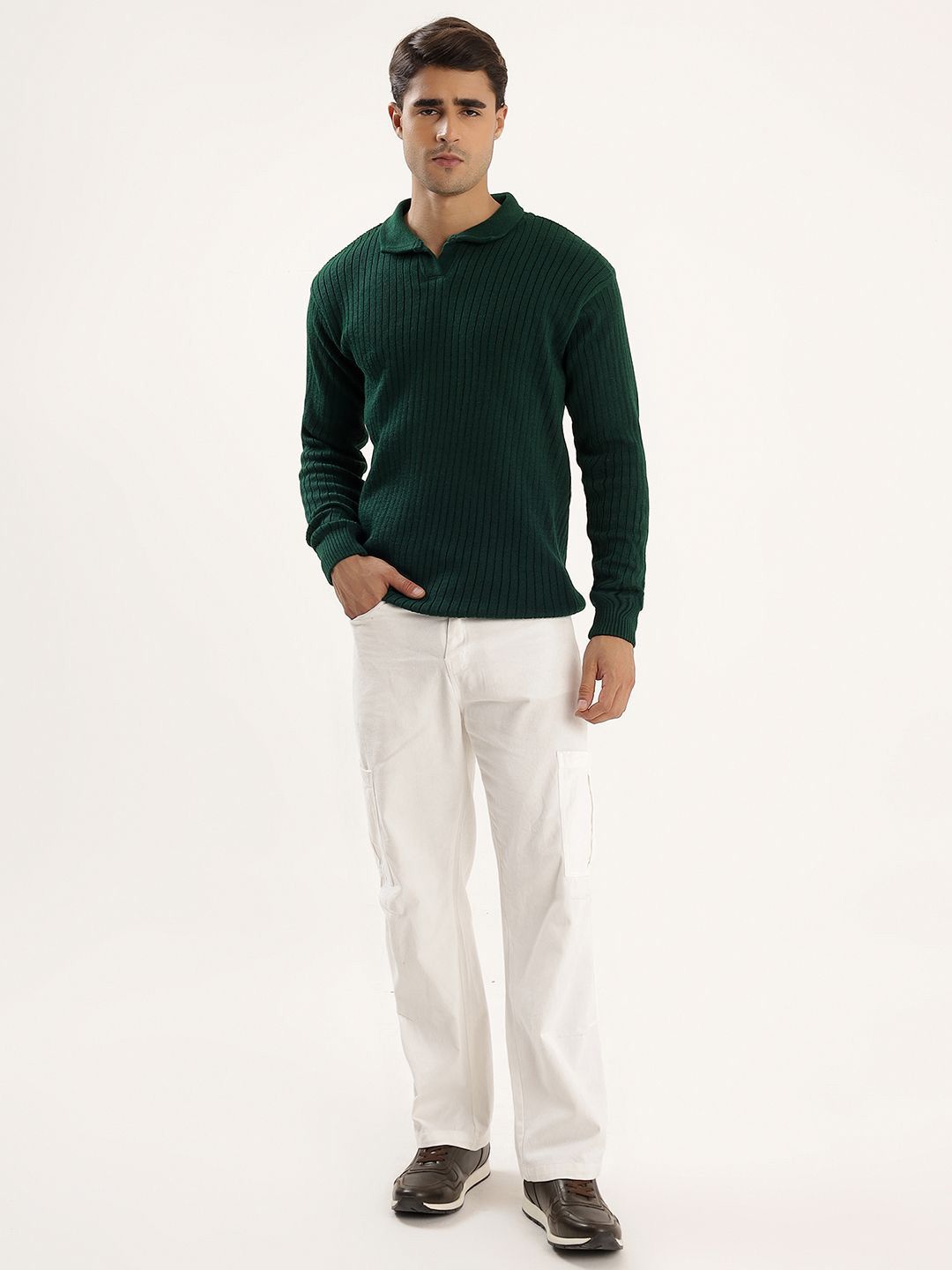 Kveto style redefined High-Neck Half-Zipper Pullover Sweater-picture-32