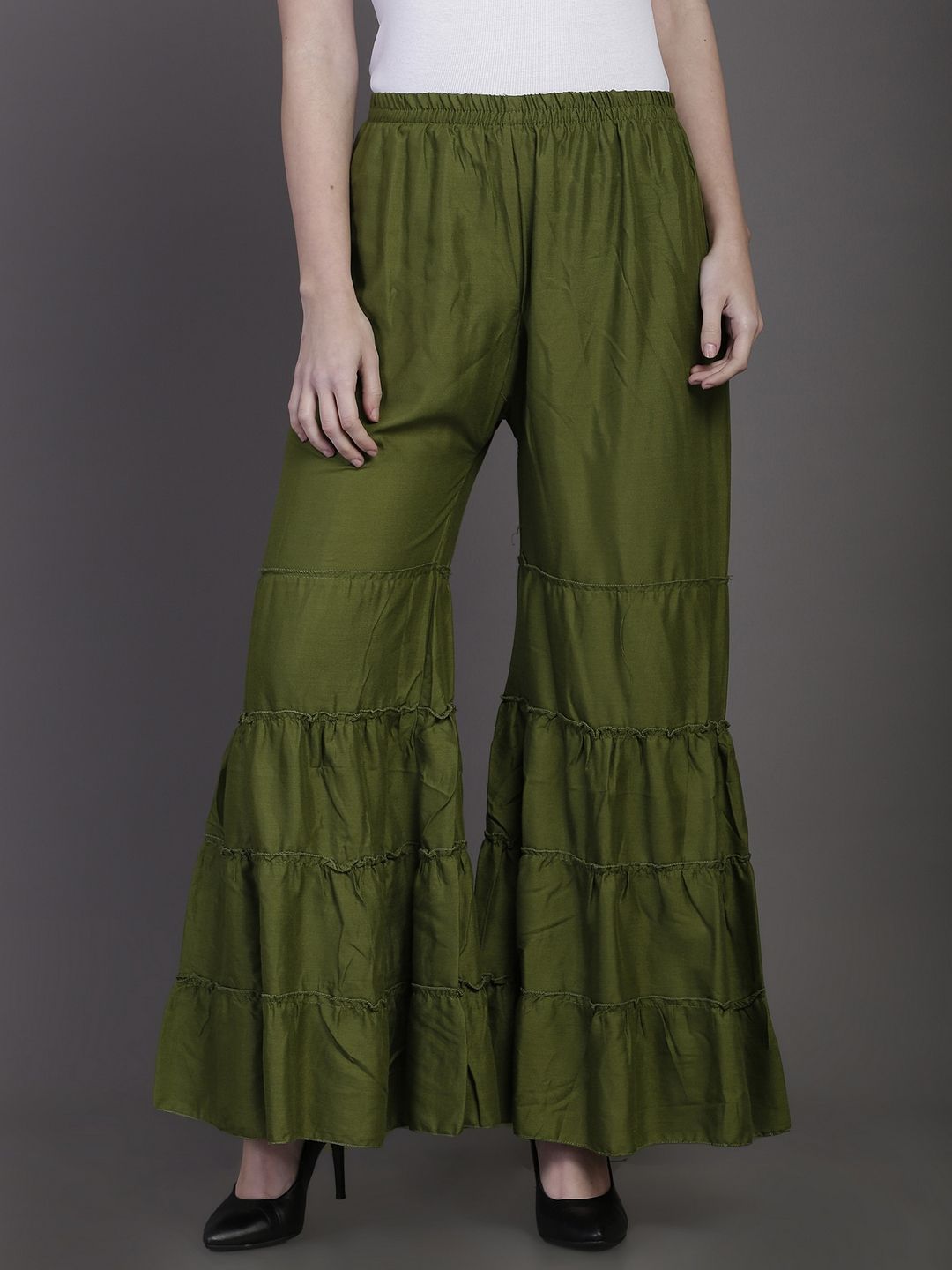 TANDUL Women Regular Fit Mid-Rise Smart Trousers-picture-42