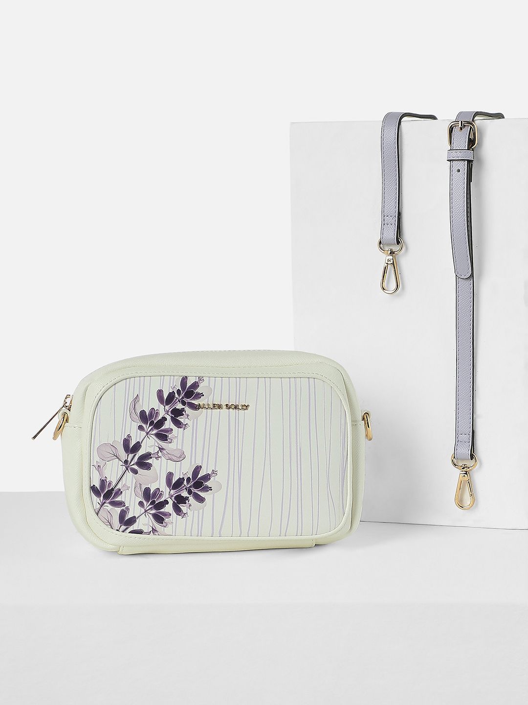 Allen Solly Woman Floral Printed Structured Sling Bag-picture-27