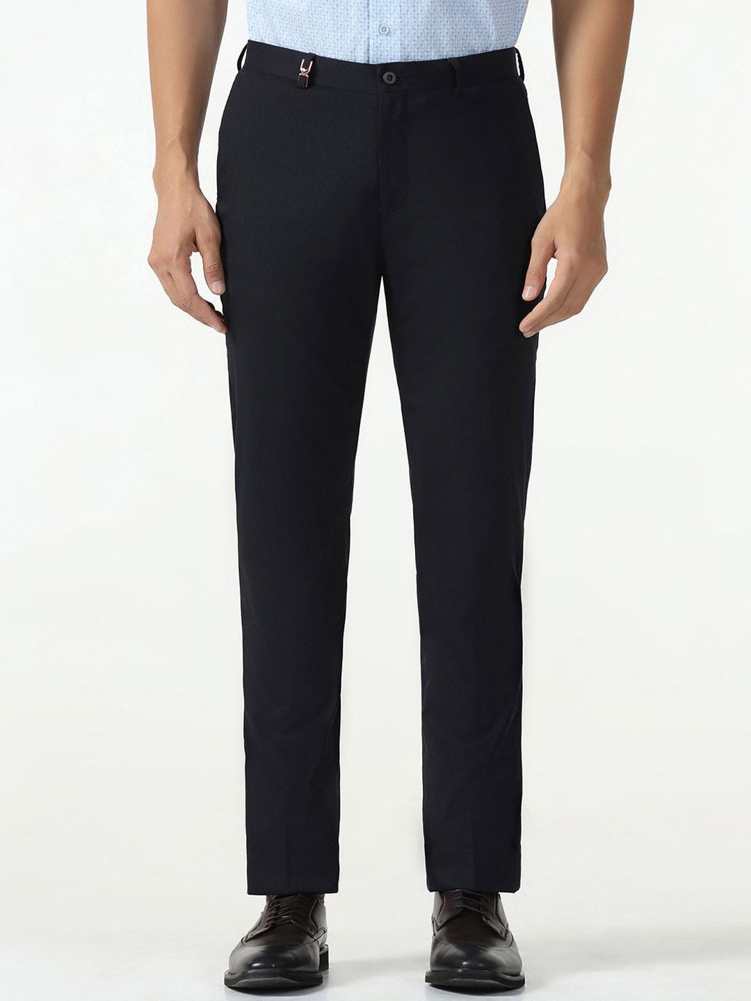 Blackberrys Men Mid-Rise Regular Fit Formal Trousers