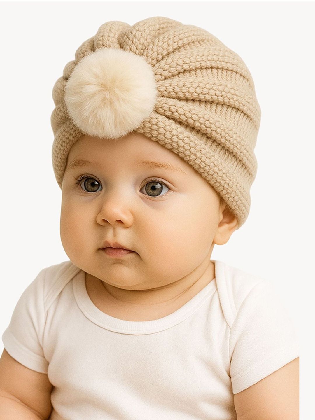 The Little Lookers Kids Woollen Turban Beanie Cap-picture-26