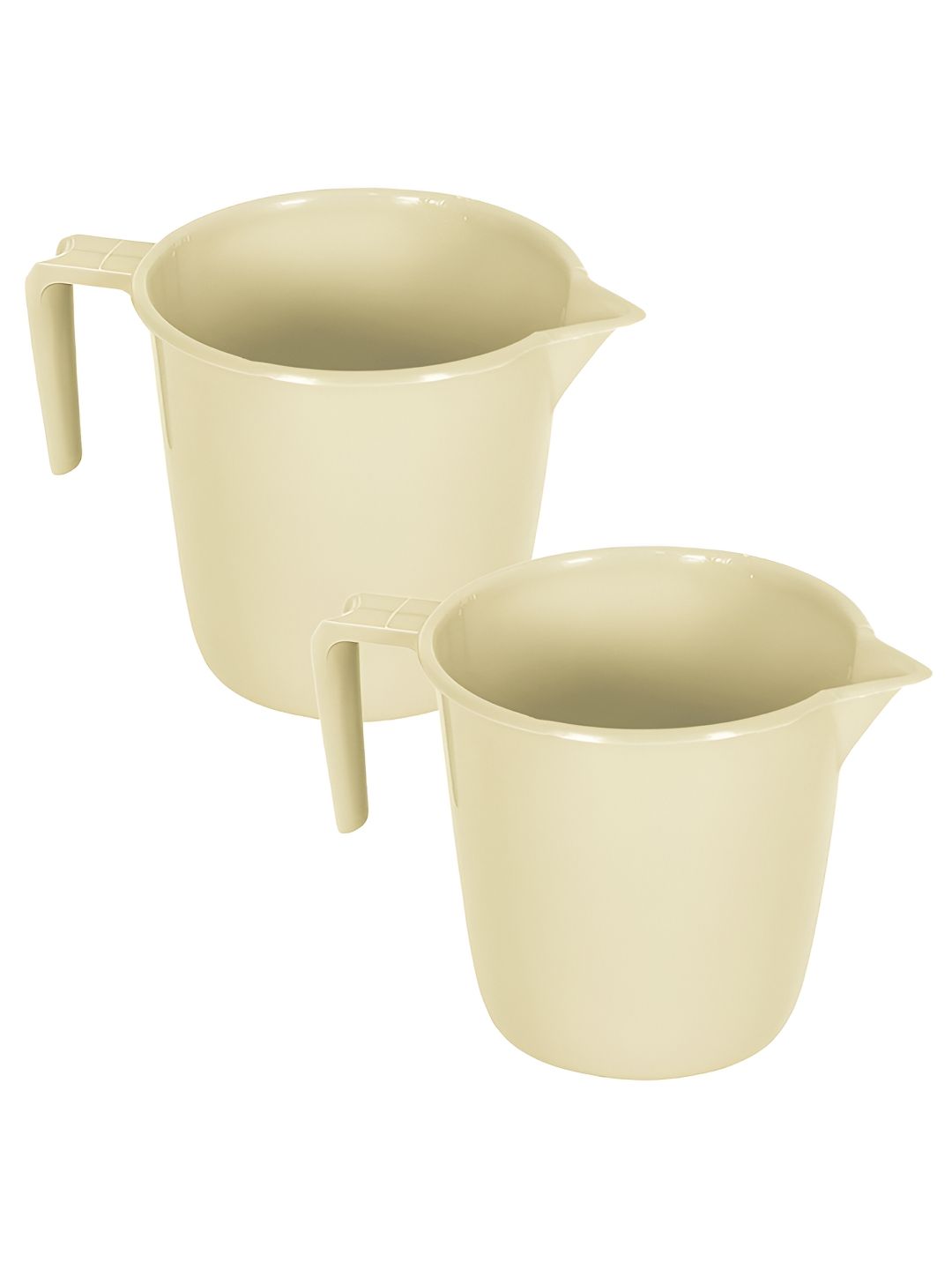 Aura Beige 2 piece Solid Plastic Bath Accessories Set-picture-15