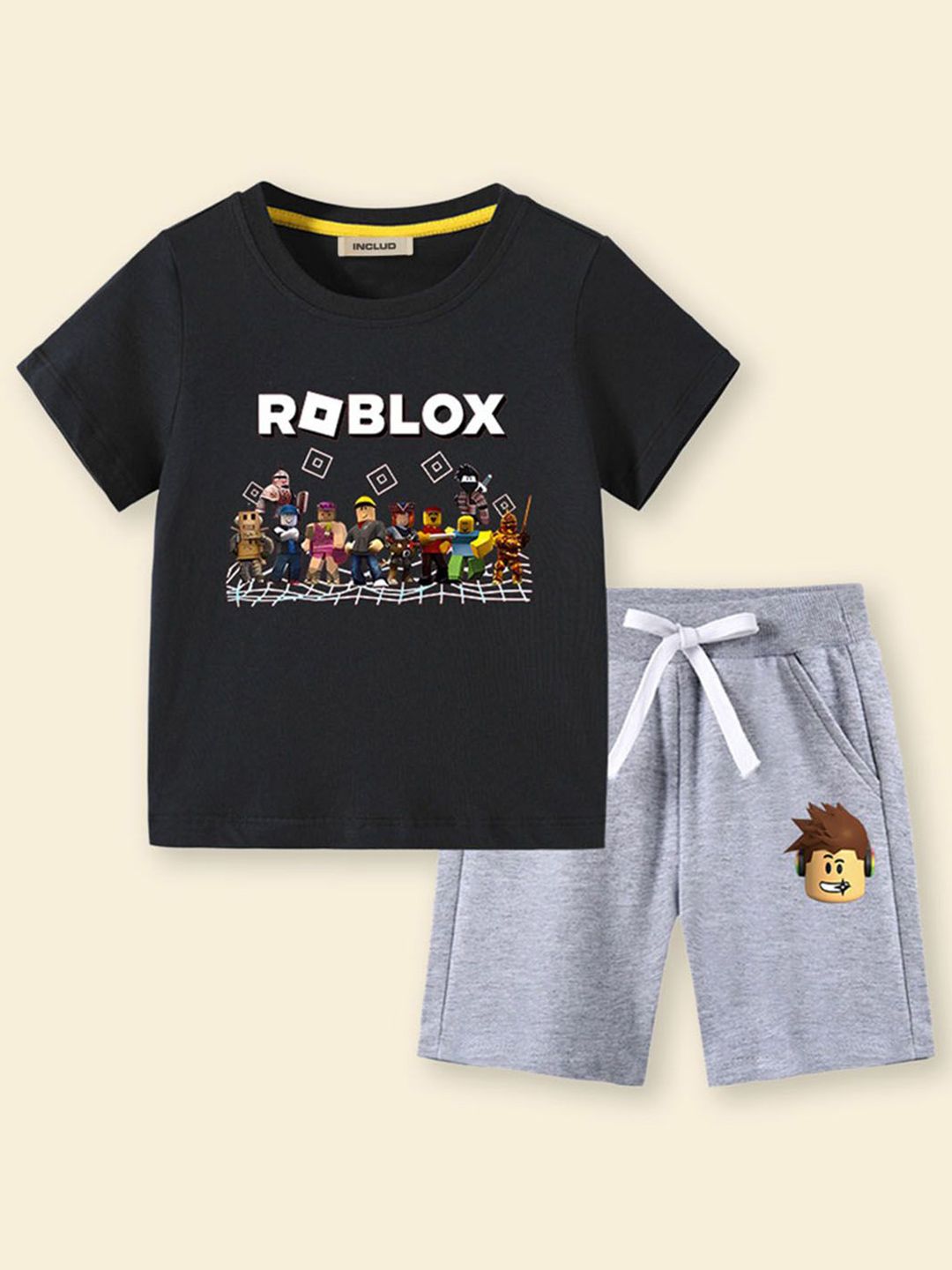 INCLUD Boys Printed T-shirt with Shorts-picture-44