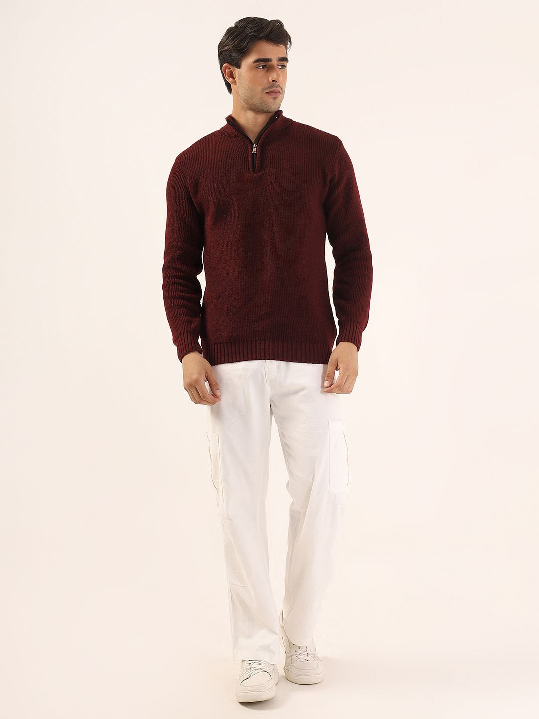 Kveto style redefined Men High Neck Pullover Sweater-picture-14