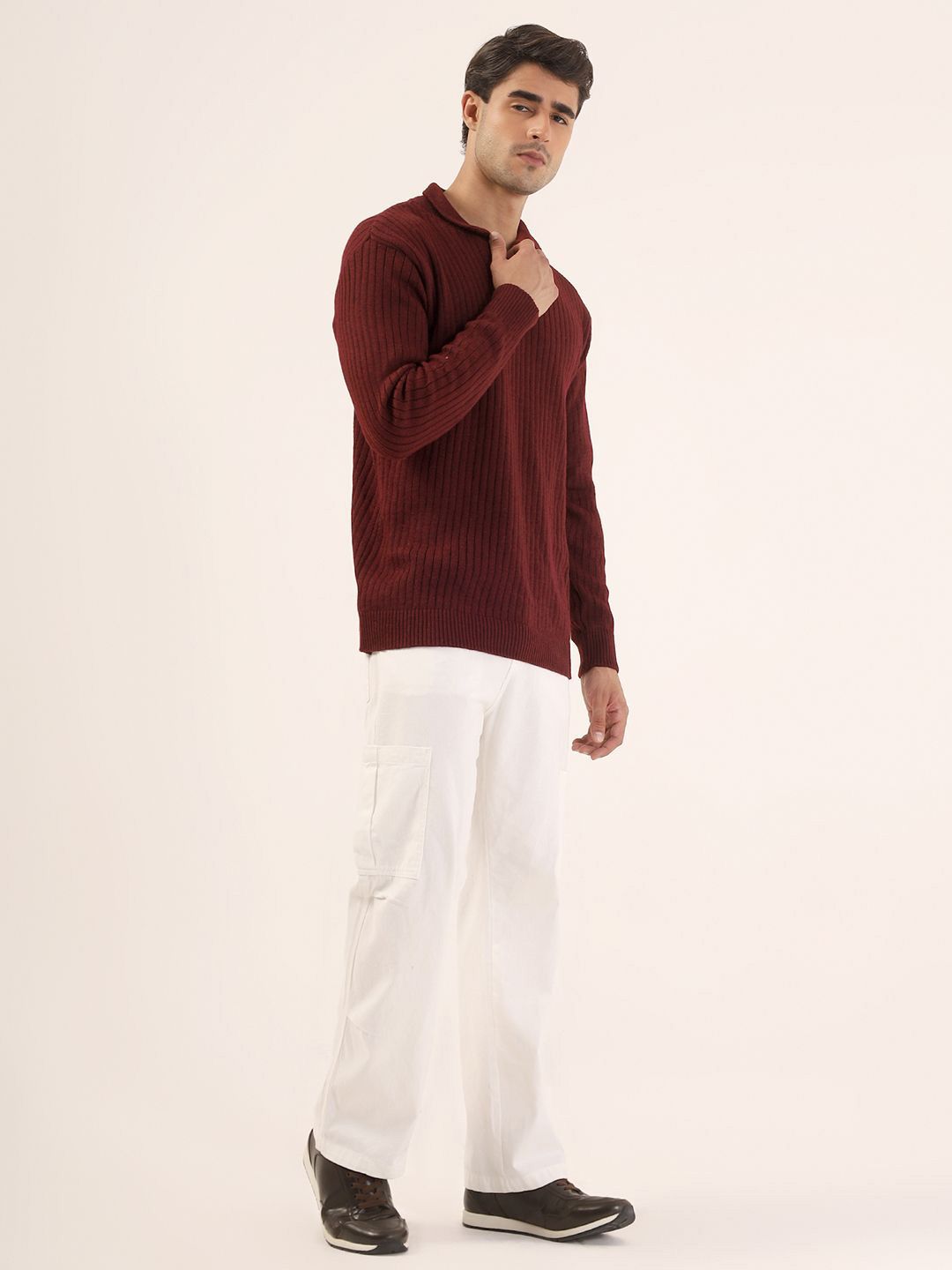 Kveto style redefined Men Ribbed Pullover-picture-29