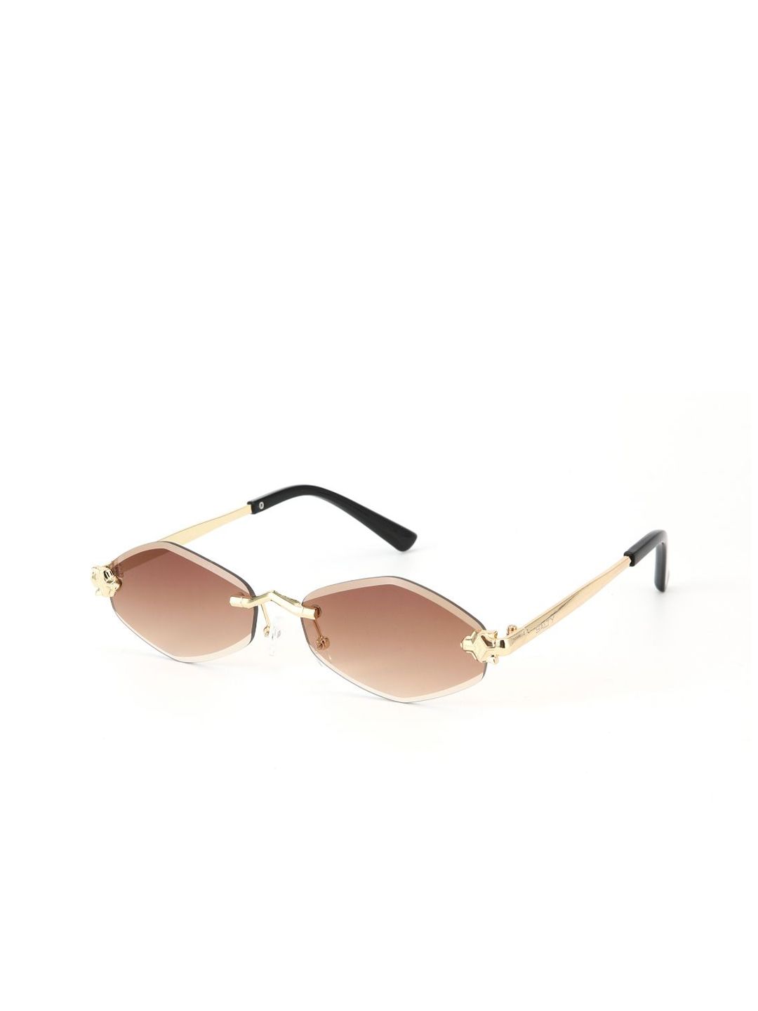 SALTY Women Oval Sunglasses with UV Protected Lens SG0030-G-BR-picture-36