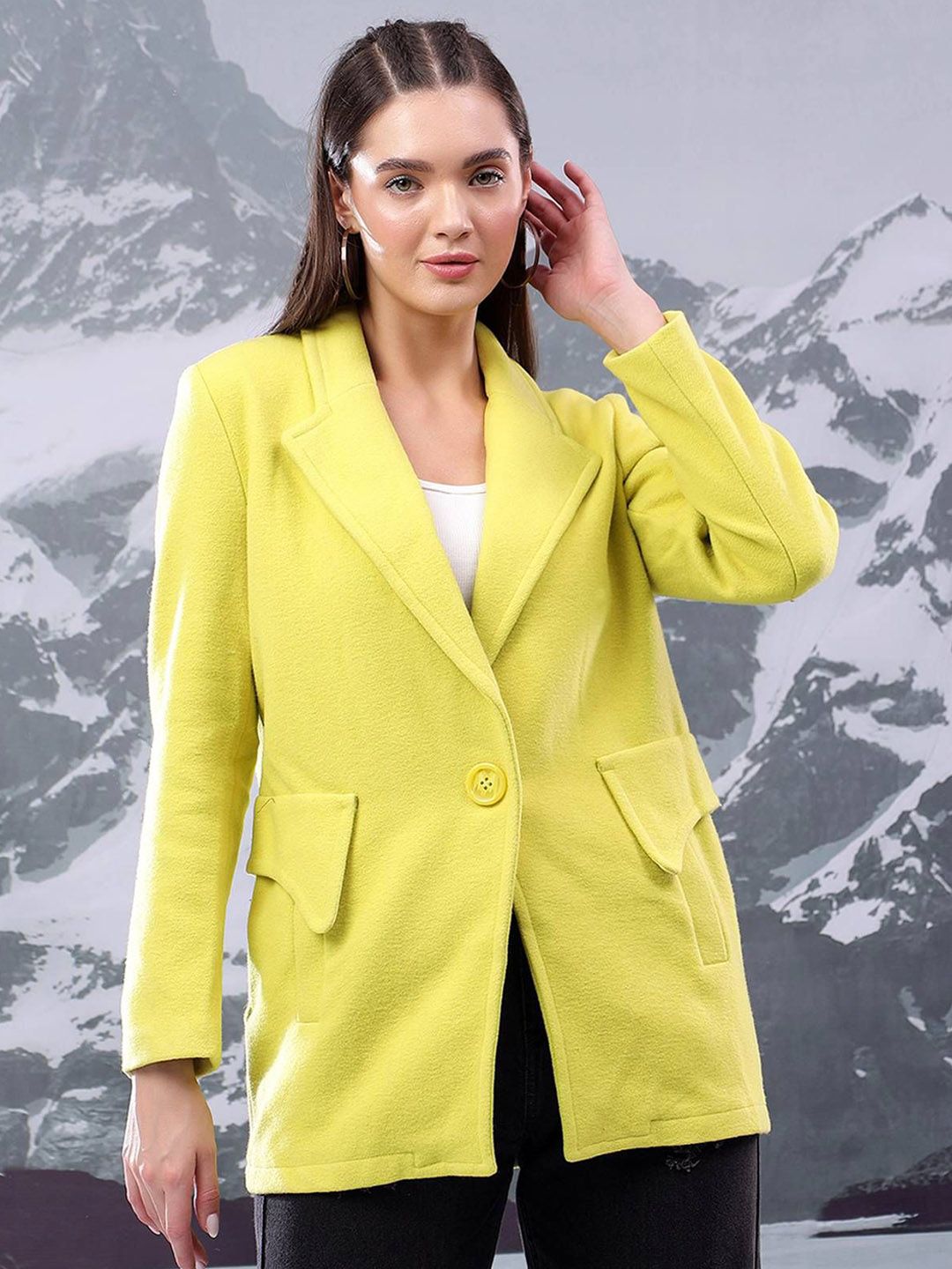 Stylecast X Kotty Women Single-Breasted Overcoat-picture-58