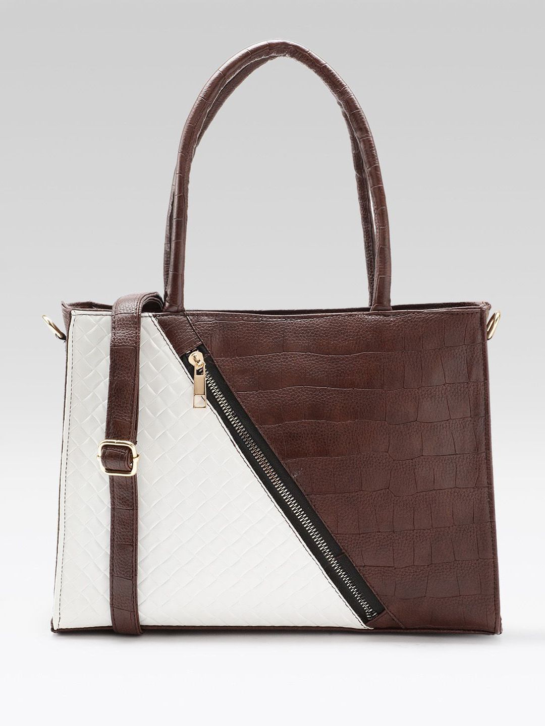 Mast & Harbour Textured Shopper Shoulder Bag-picture-11