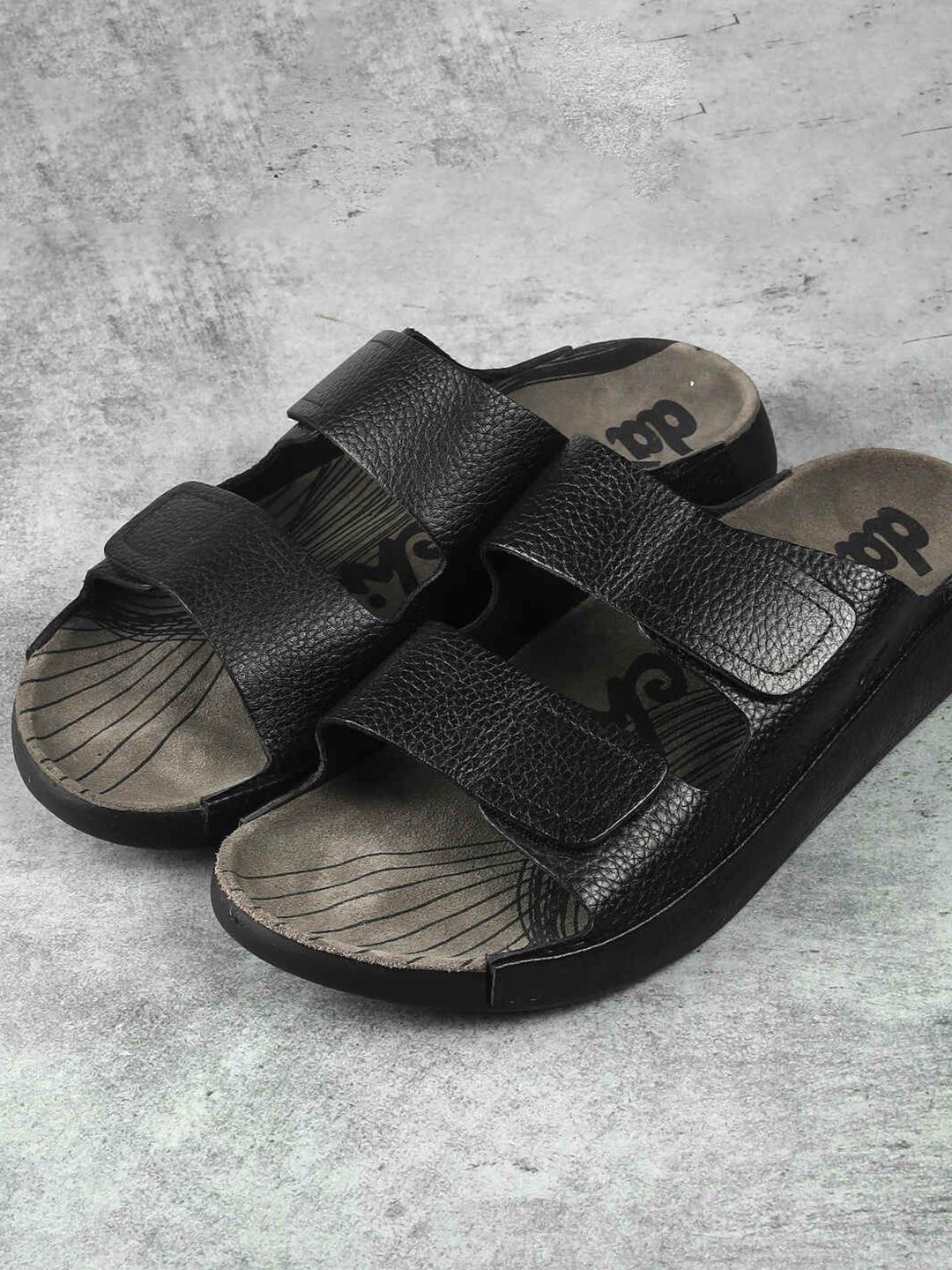 DAVINCHI Men Leather Comfort Sandals-picture-17