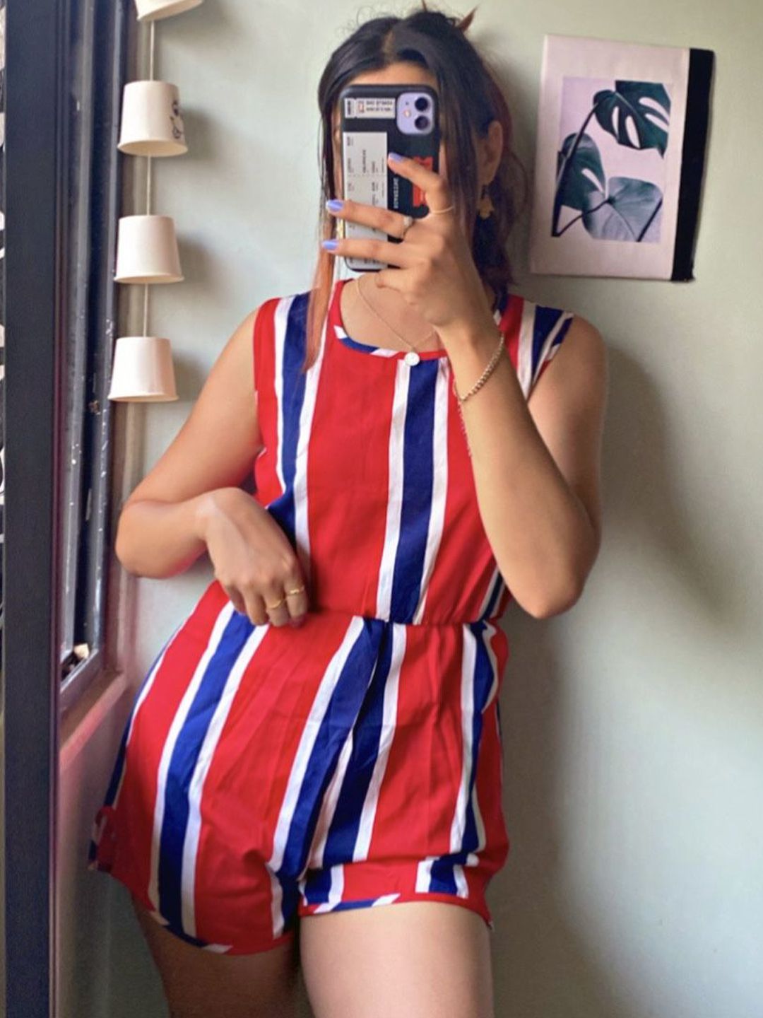 TANDUL Women Cotton Striped Playsuit-picture-21
