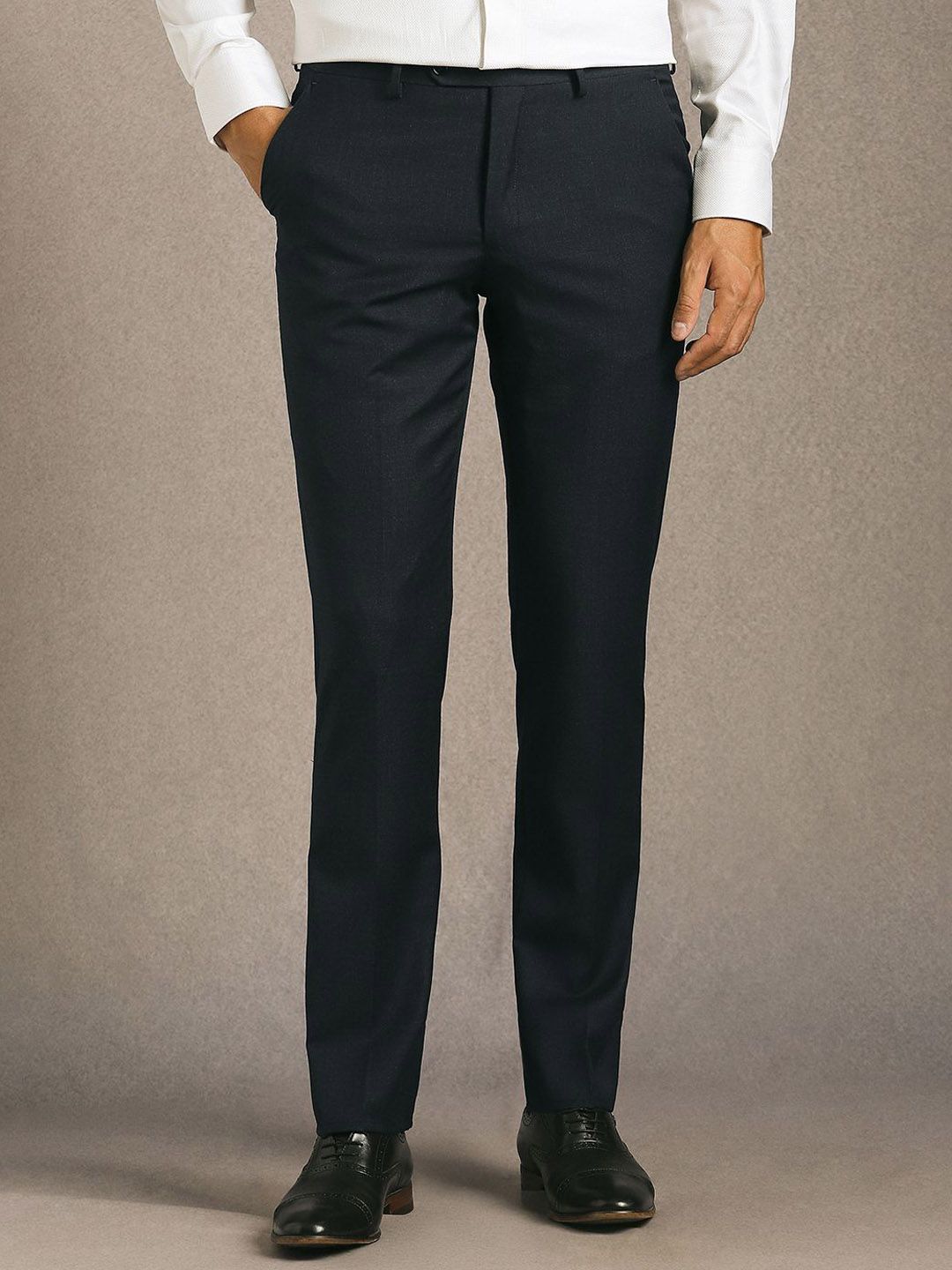 Luxure by Louis Philippe Men Slim Fit Formal Trousers-picture-39