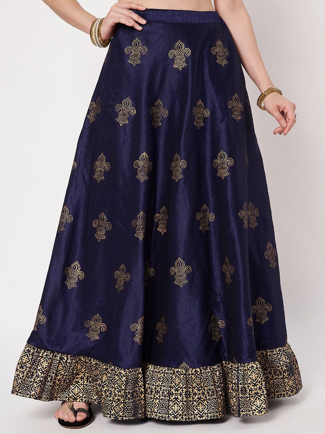studio rasa Printed A-Line Maxi Skirt-picture-26
