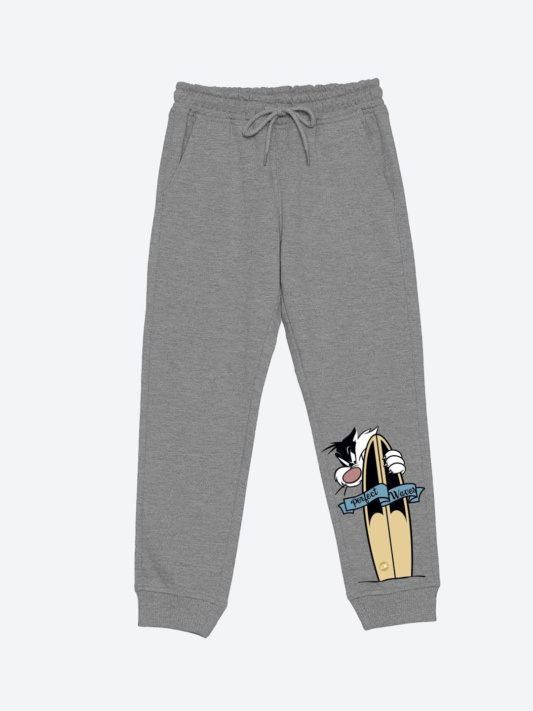 YK Warner Bros Boys Printed Mid-Rise Joggers-picture-26