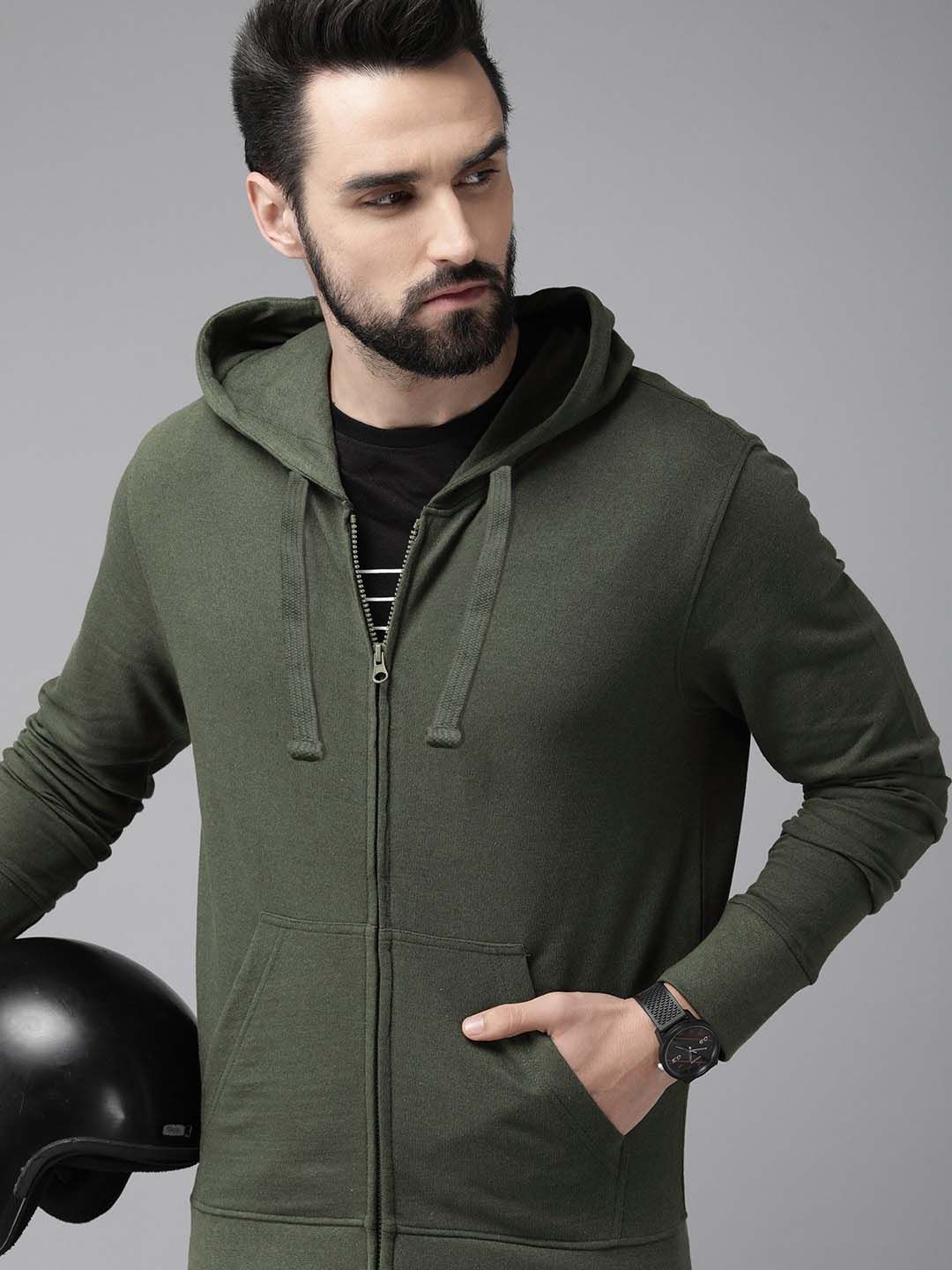 Organic Chics Men Hooded Front-Open Sweatshirt-picture-35