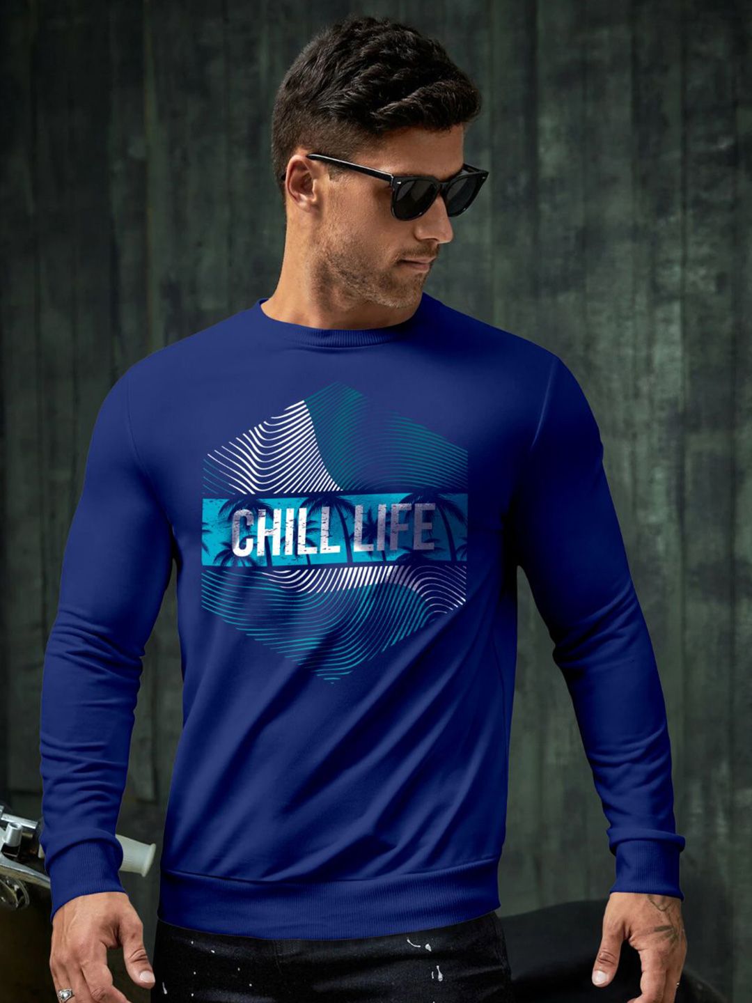 Triptee Men Printed Pullover Sweatshirt-picture-56