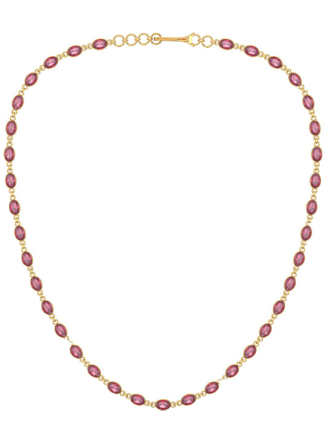 Joyalukkas Women 22KT Gemstone Rush Necklace Gold-6.918 g-picture-21