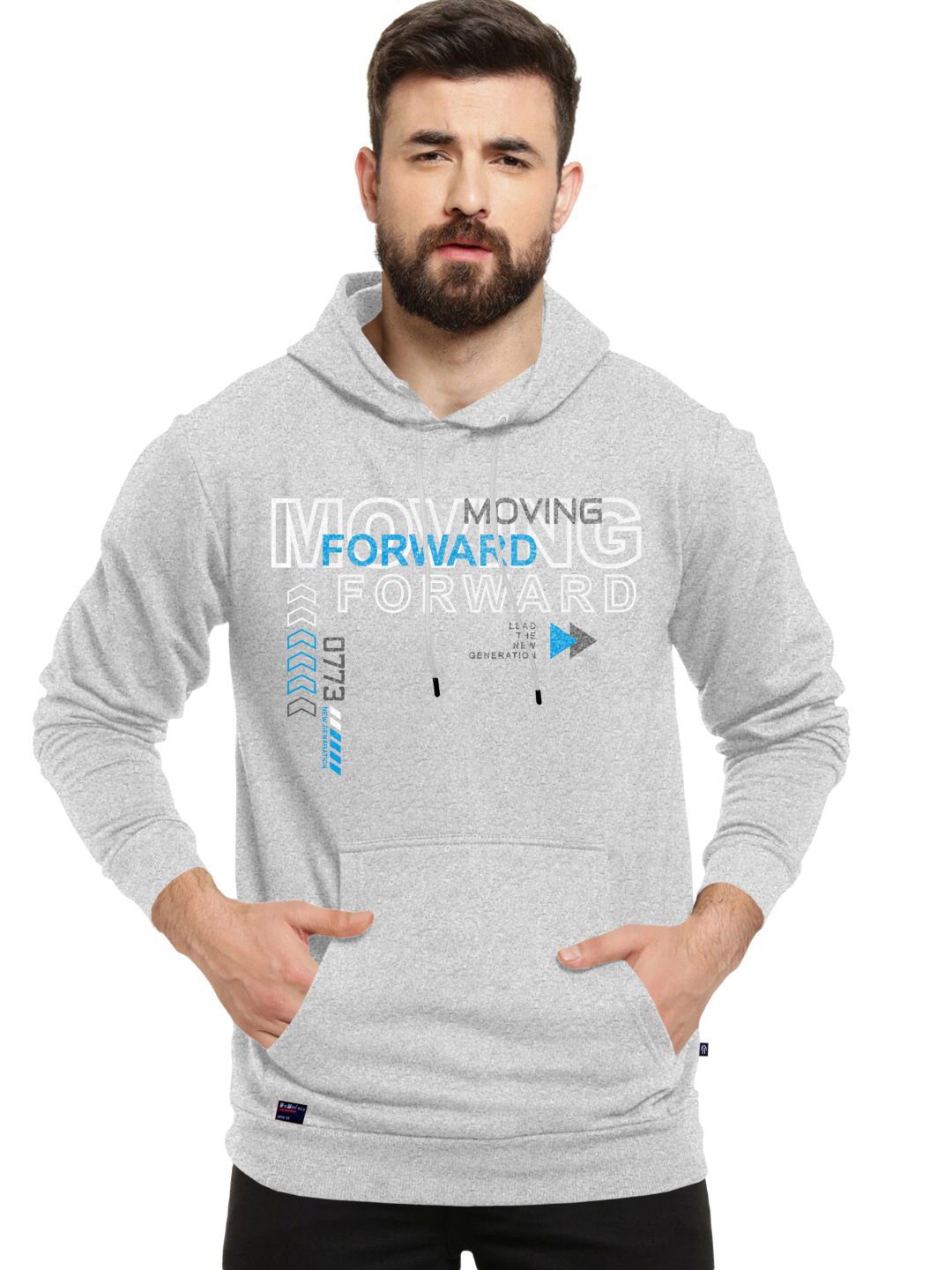 Triptee Men Typography Printed Hooded Neck Sweatshirt-picture-19