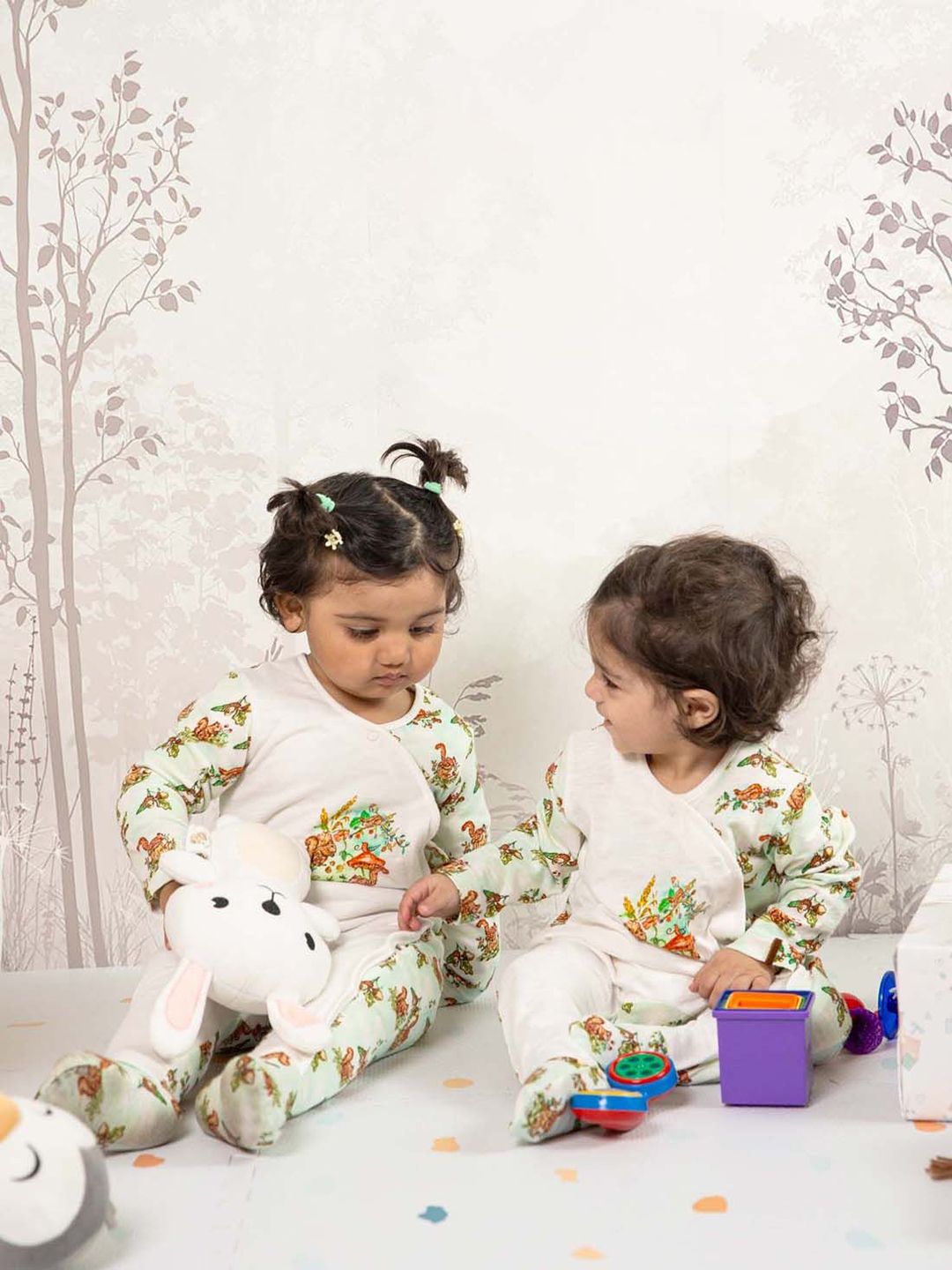 THE BABY TRUNK Infants Pack Of 7 Printed Organic Pure Cotton Baby Apparel Gift Set-image-37
