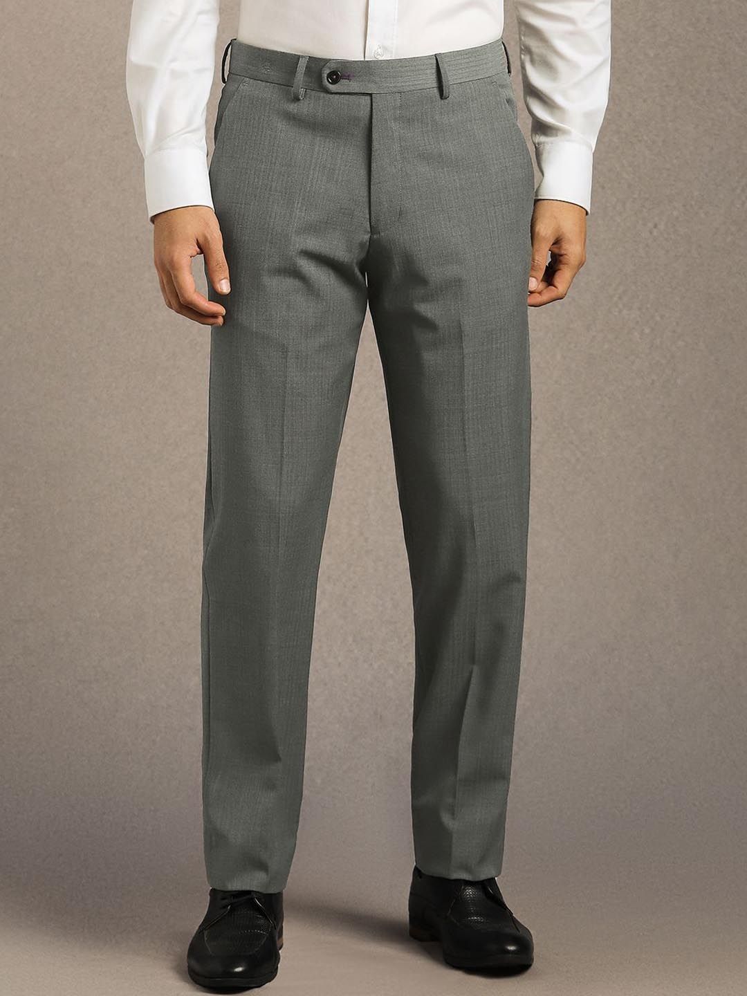 Luxure by Louis Philippe Men Slim Fit Trousers-picture-38