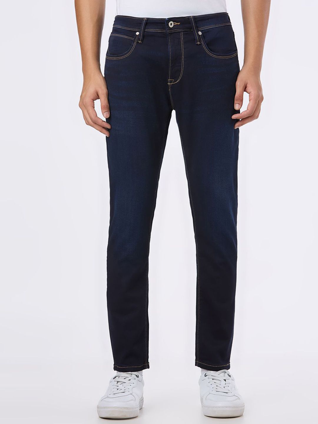 Pepe Jeans Men Skinny Fit Mid-Rise Stretchable Jeans-picture-12
