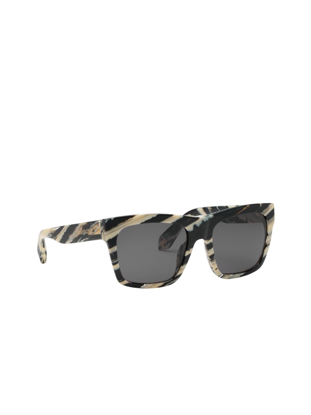 Roberto Cavalli Men Grey Lens & Black Square Sunglasses with-image-10