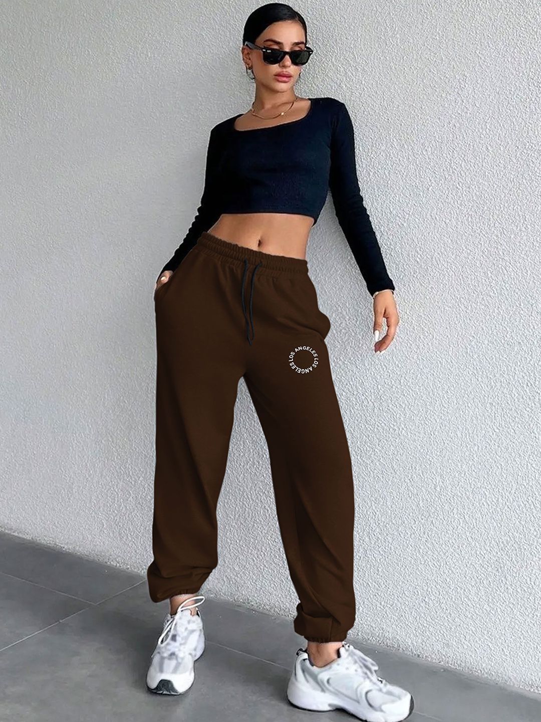 TABADTOD Women Striped Relaxed Loose Fit Easy Wash Trousers-picture-23